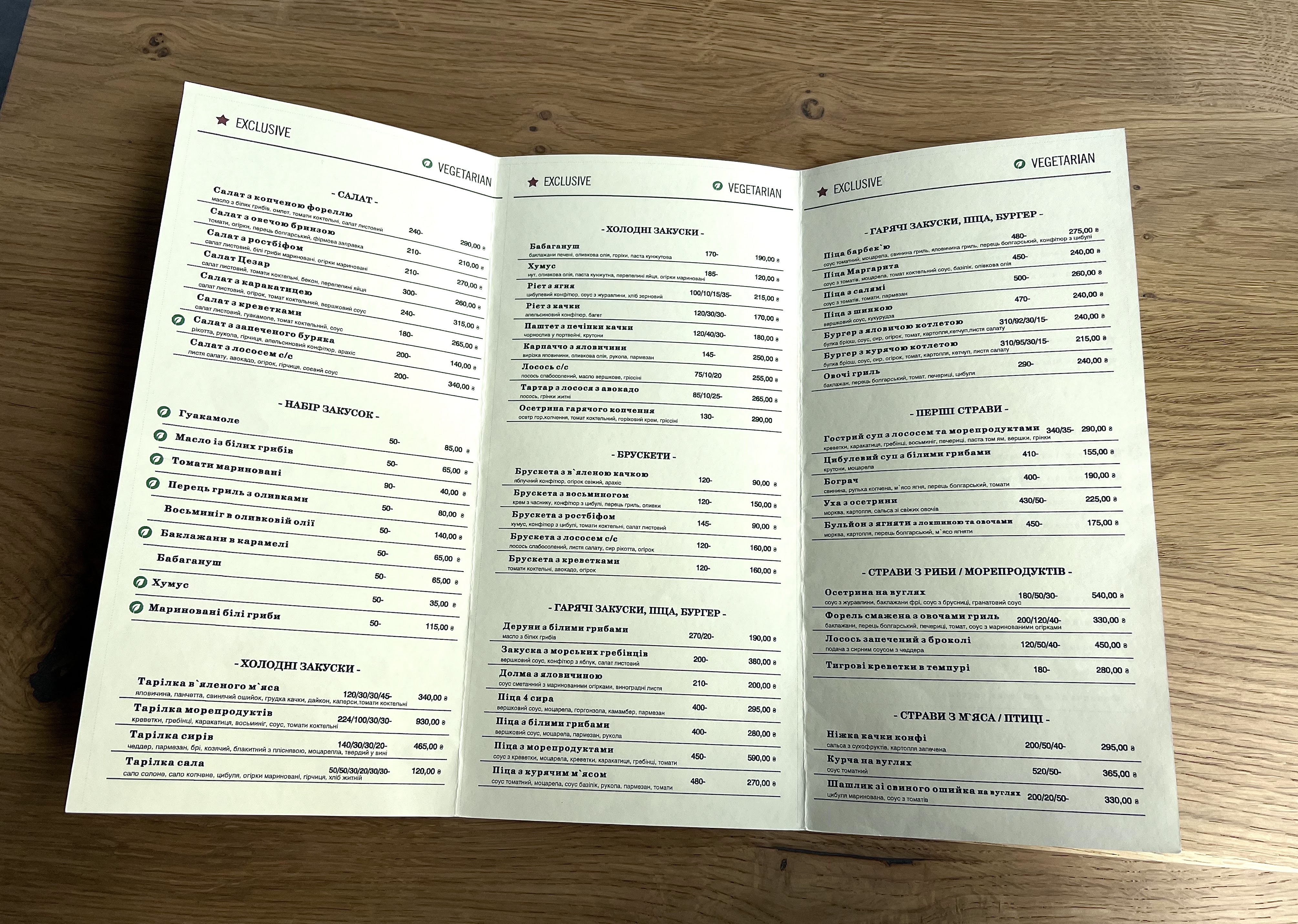 Chefs Restaurante menu 4