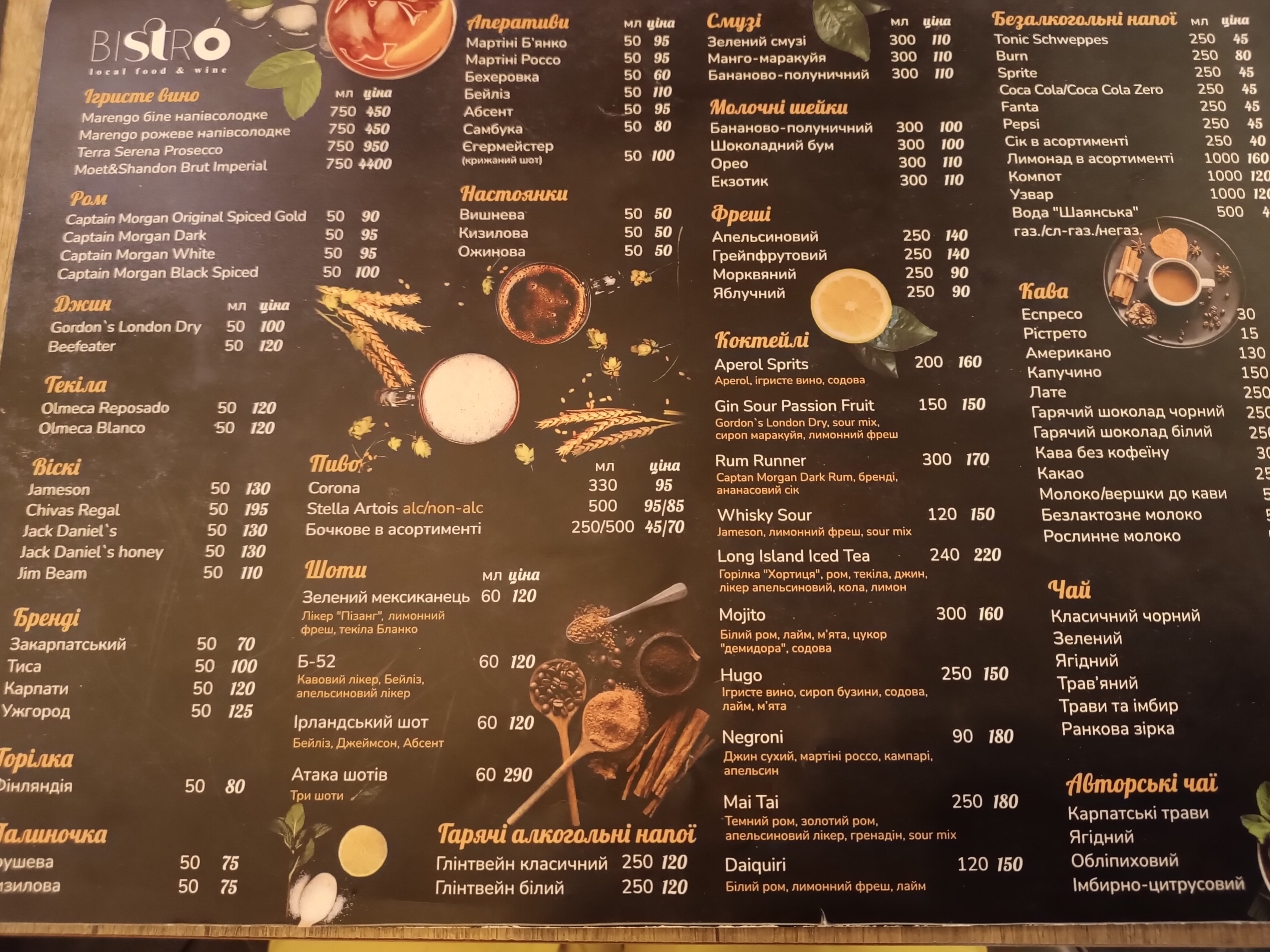 Ресторан Vatra menu 8