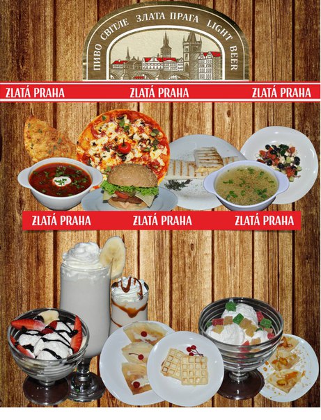 Zlata Praha menu 1