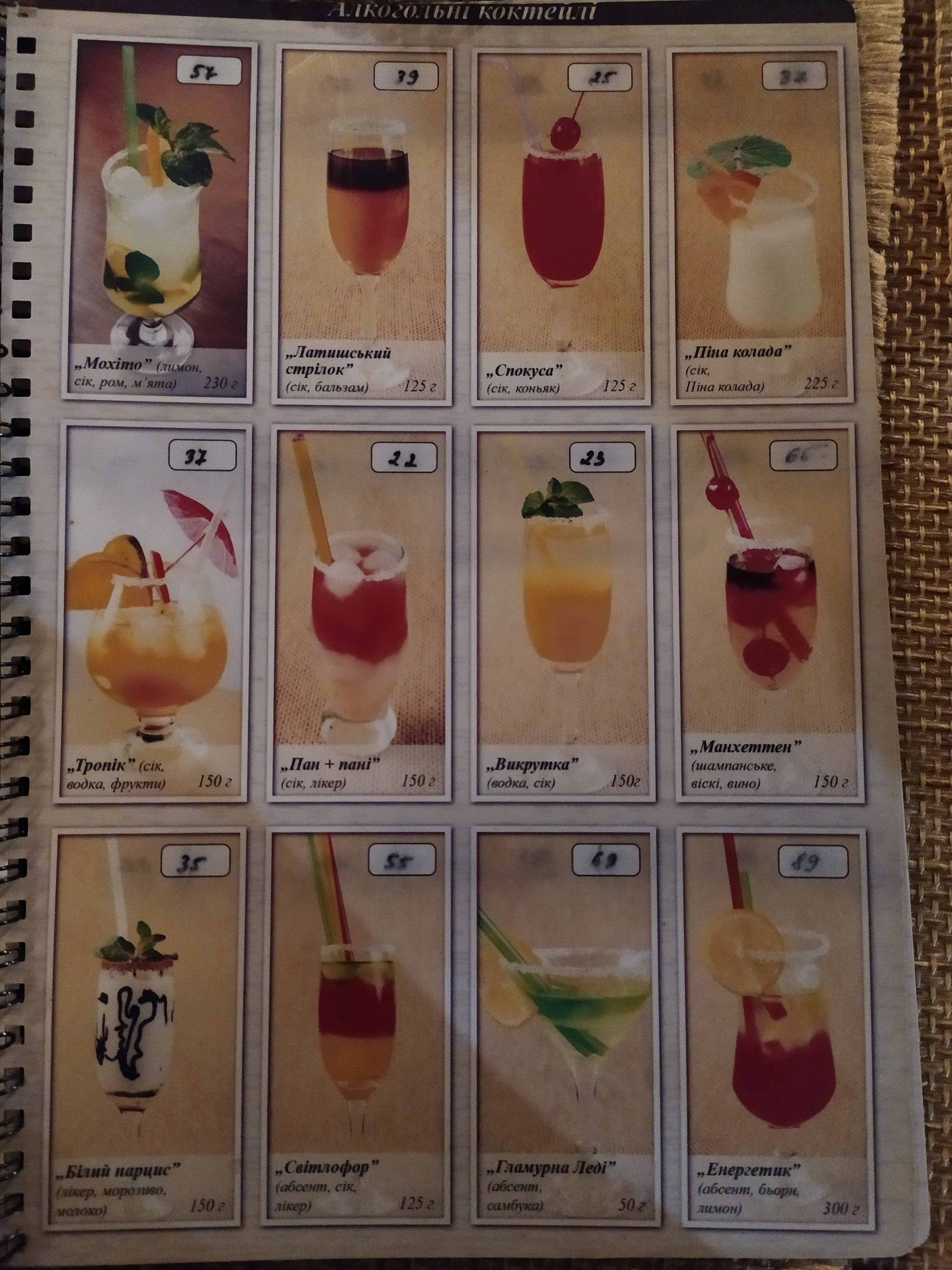 Selena Restobar menu 4