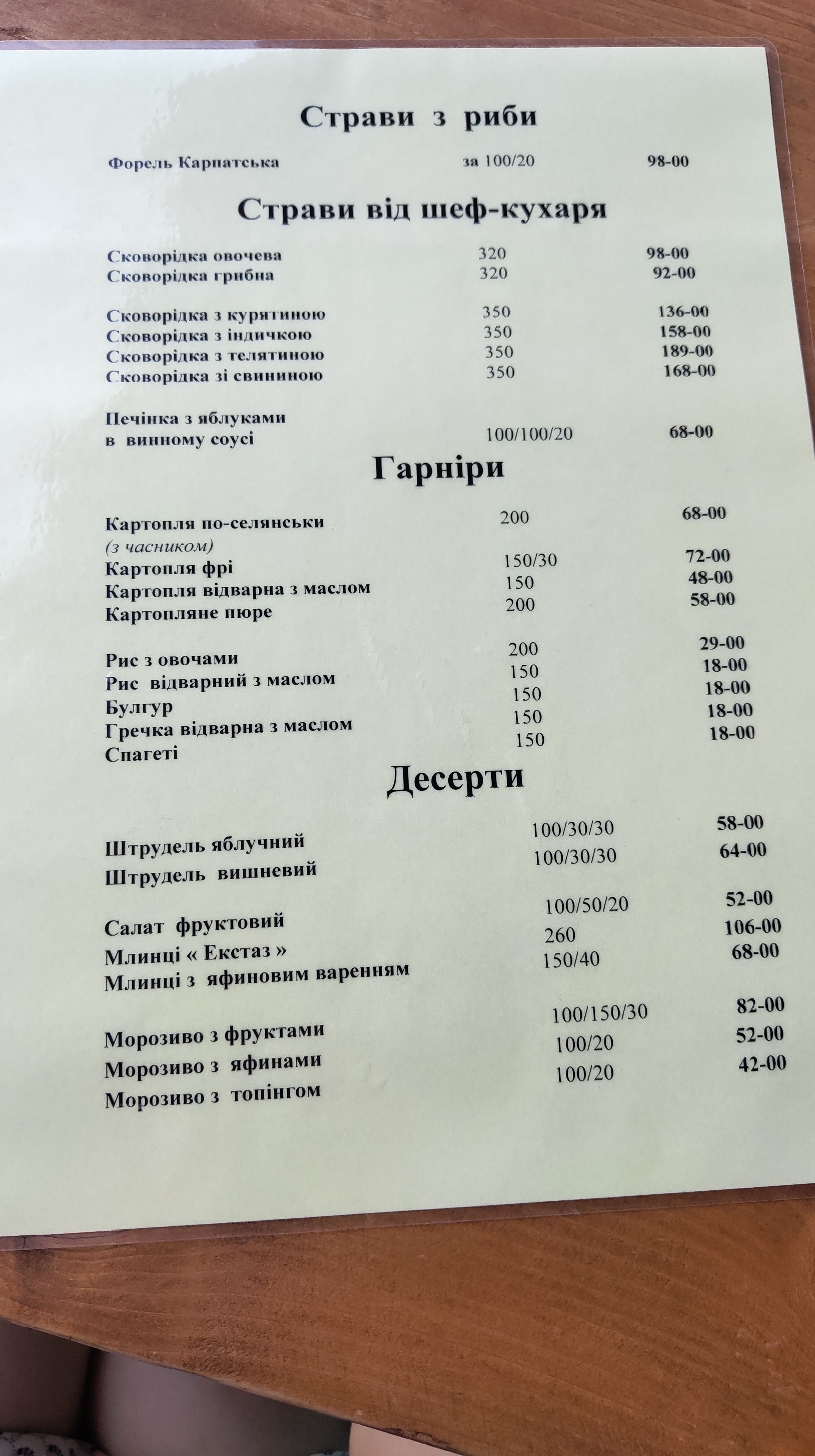 Ресторан ТК "Оаза" menu 8