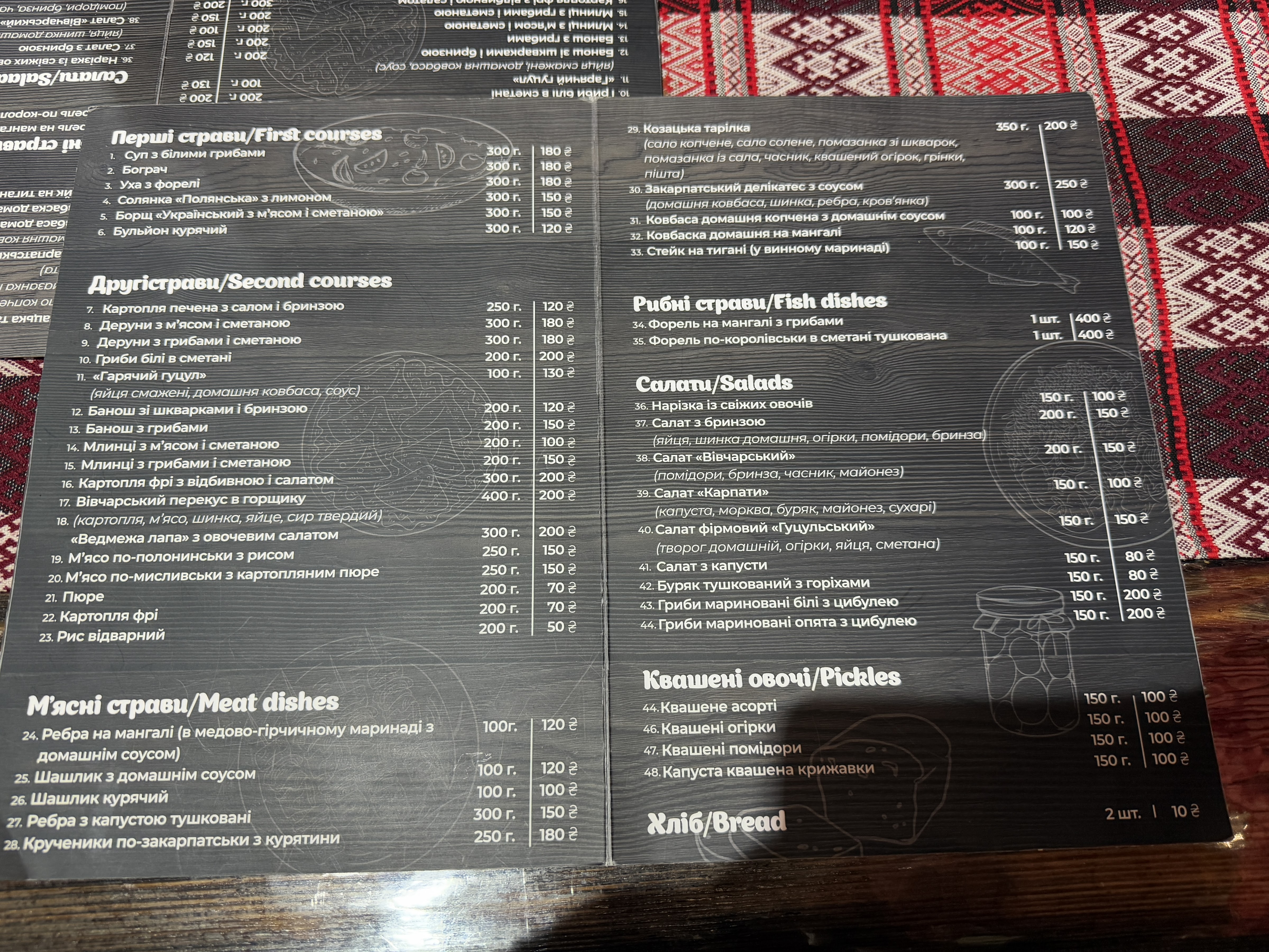 Колиба “Гарячий Гуцул” menu 9
