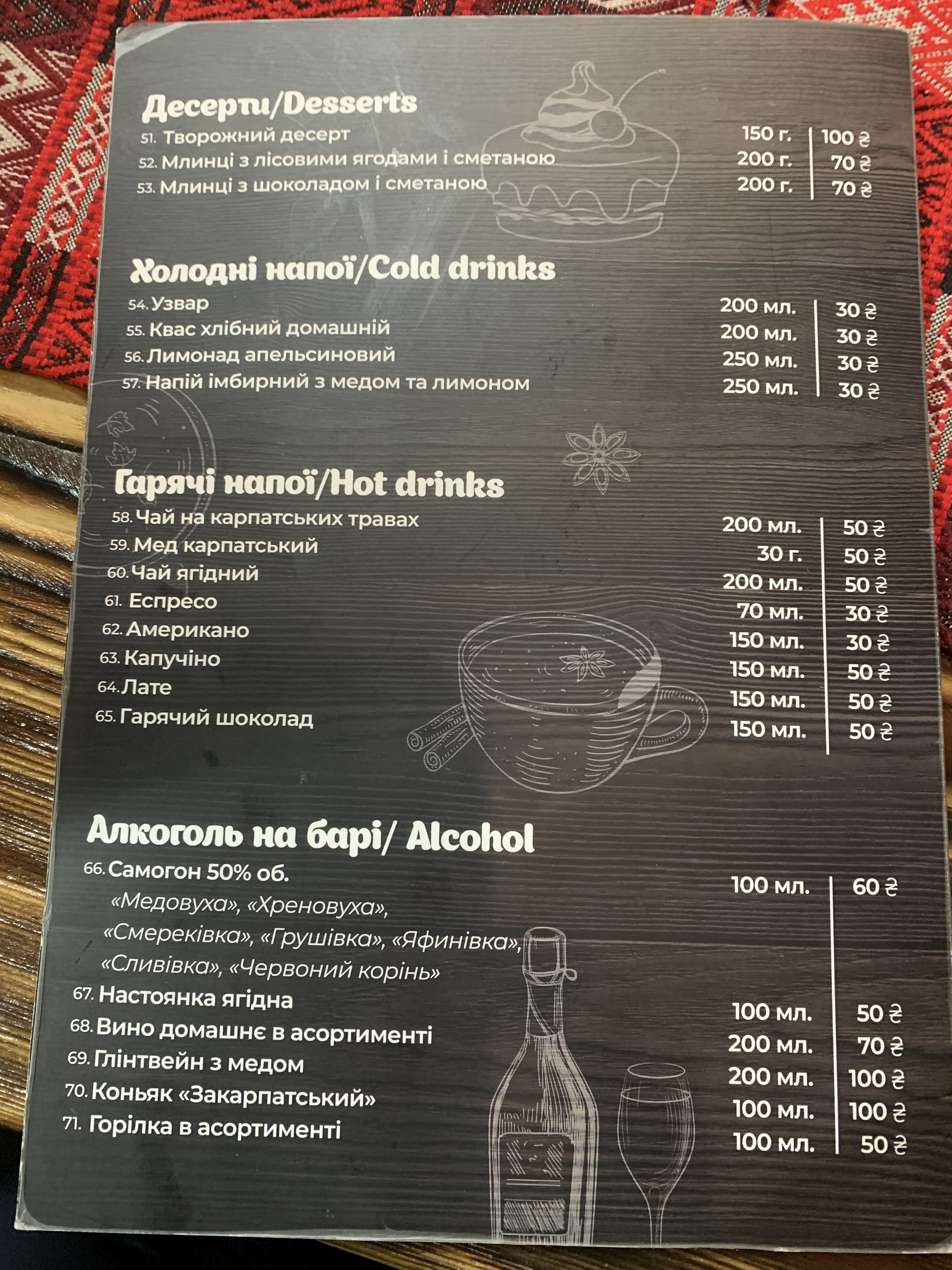 Колиба “Гарячий Гуцул” menu 12