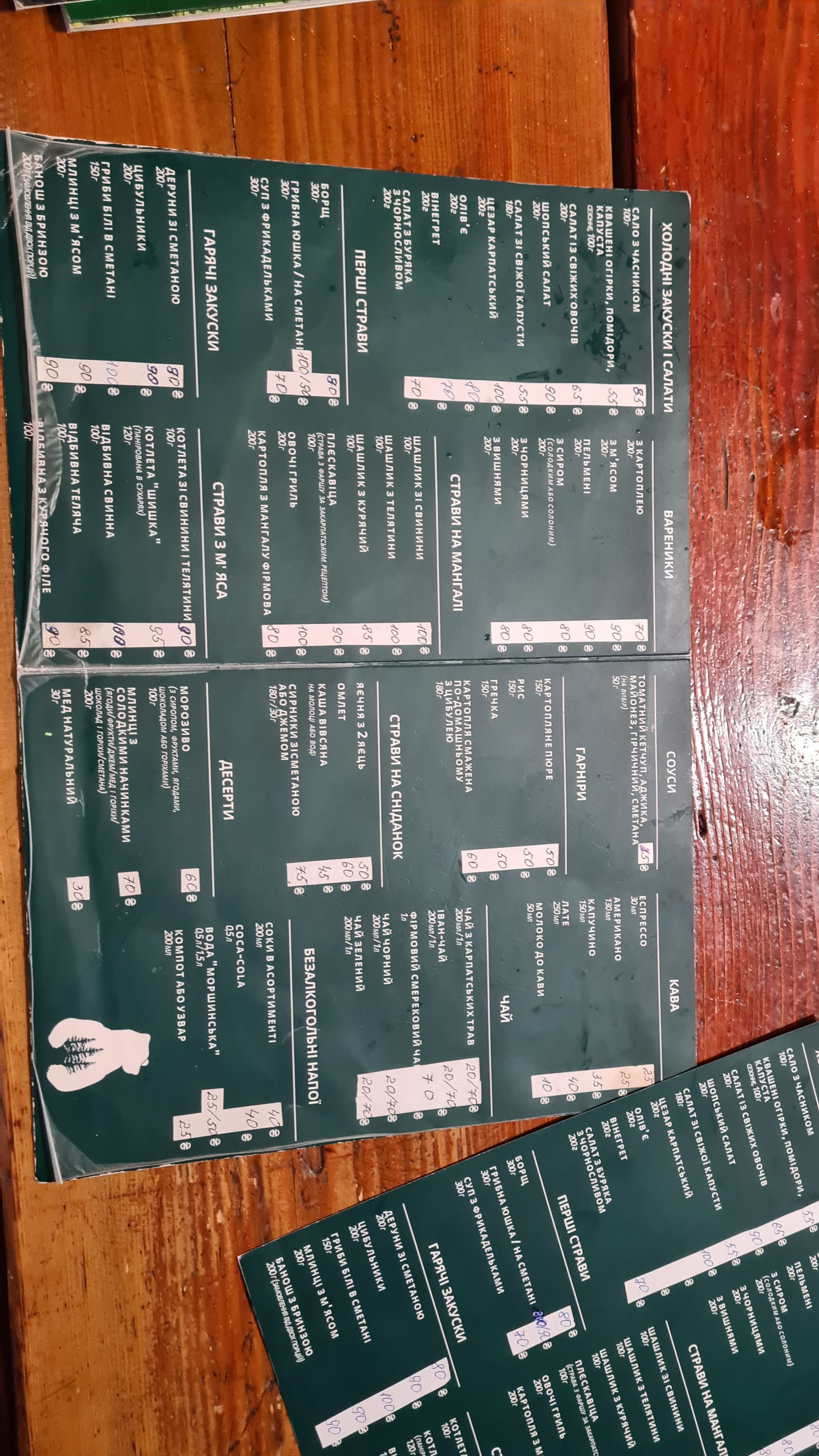 Medved menu 5