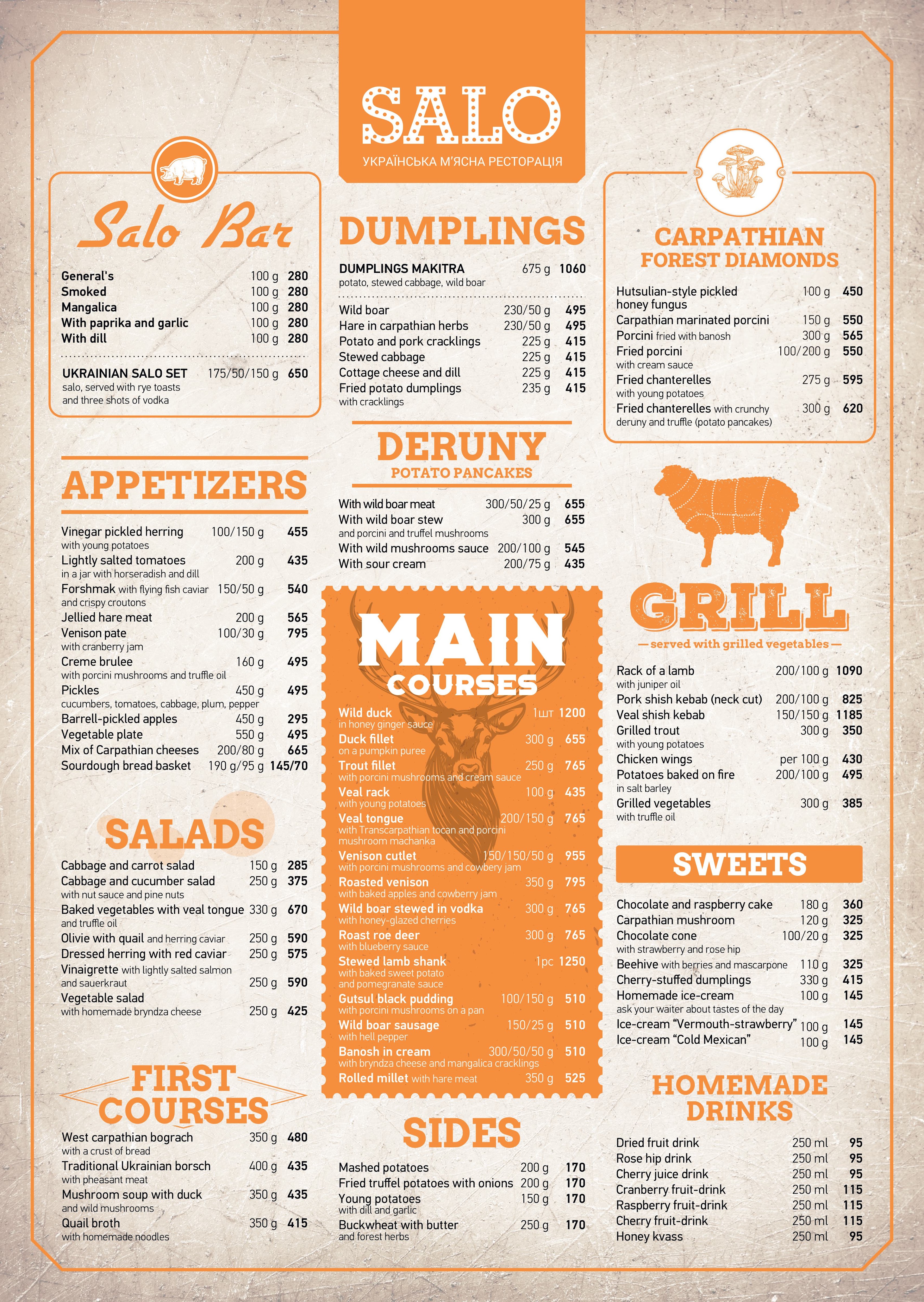 Salo menu 2