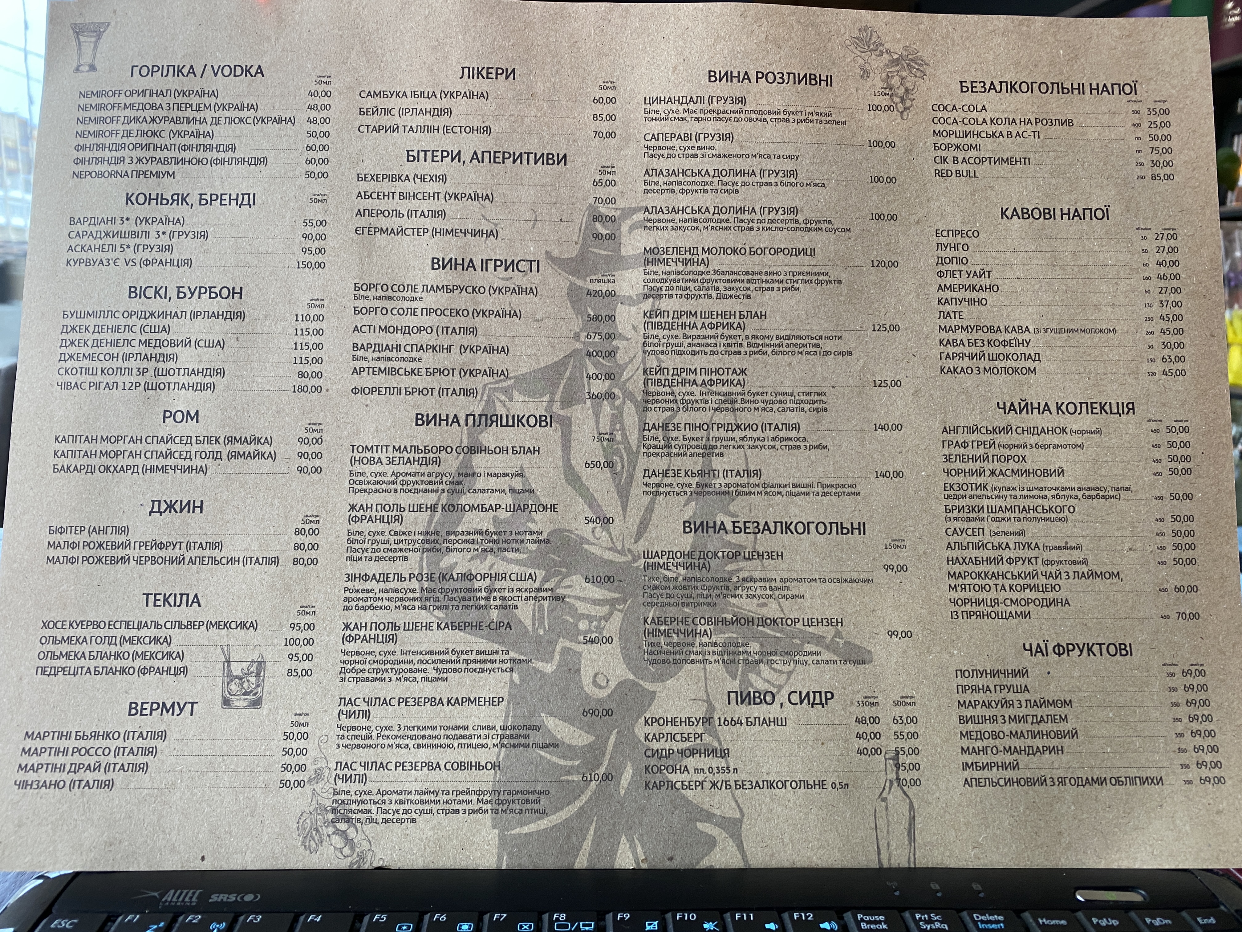 Gunster pizza House menu 1