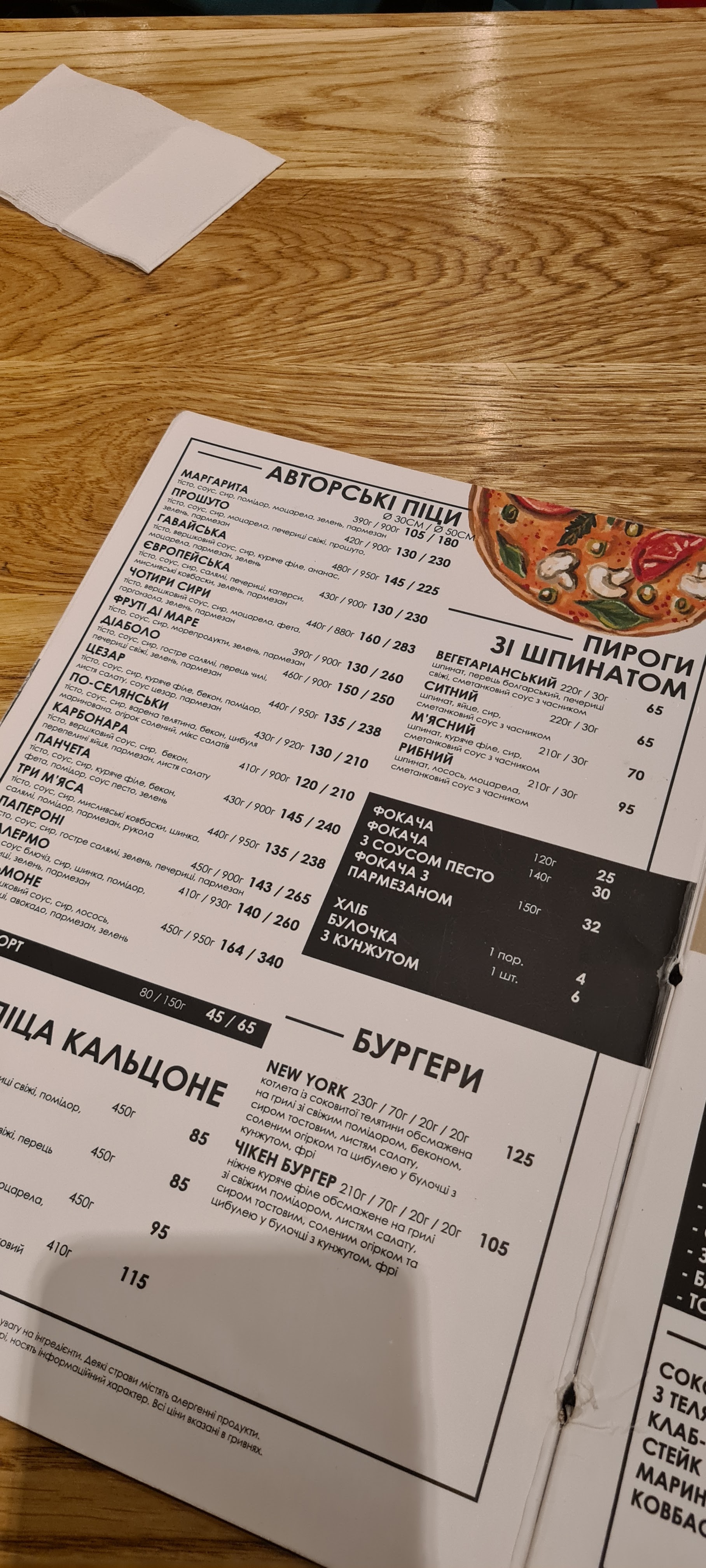 New York Street Pizza menu 6