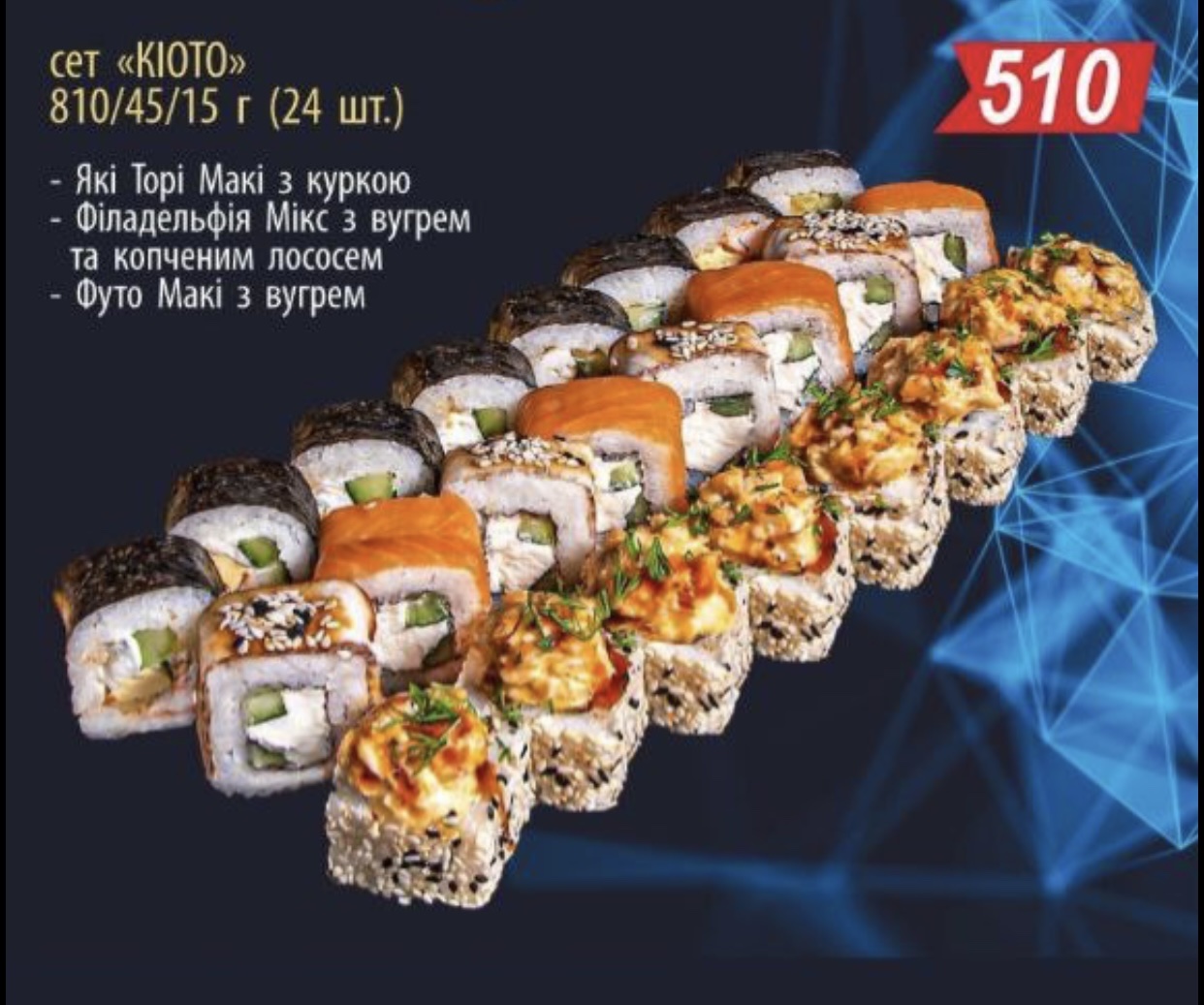 Татакі Суші вул. Ярослава Мудрого 5/13 menu 11