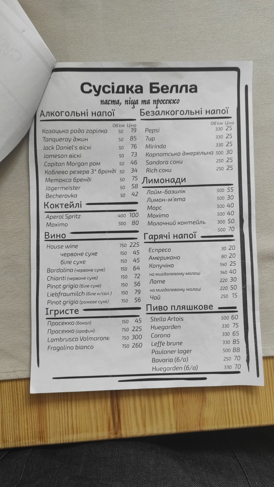 Сусідка Белла menu 7