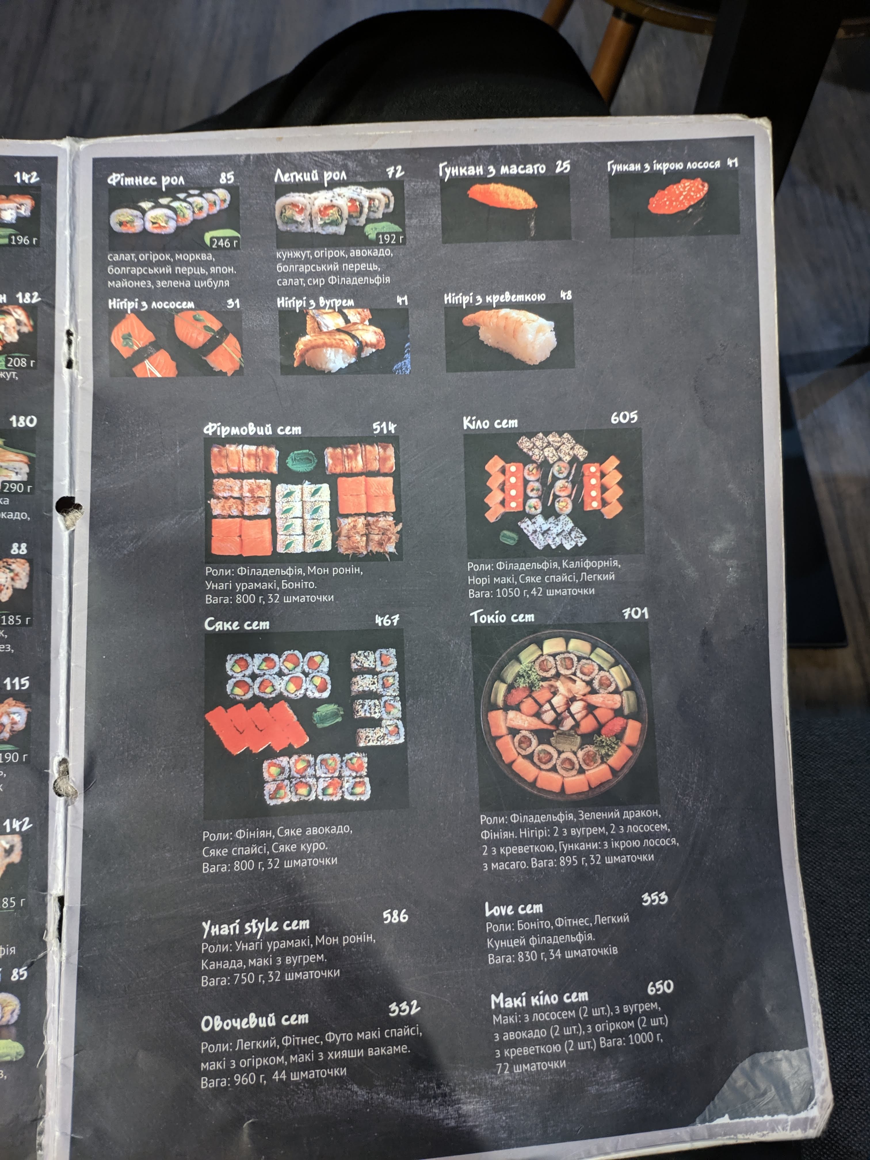 Hastrobar "Imbyr" Sushi menu 12