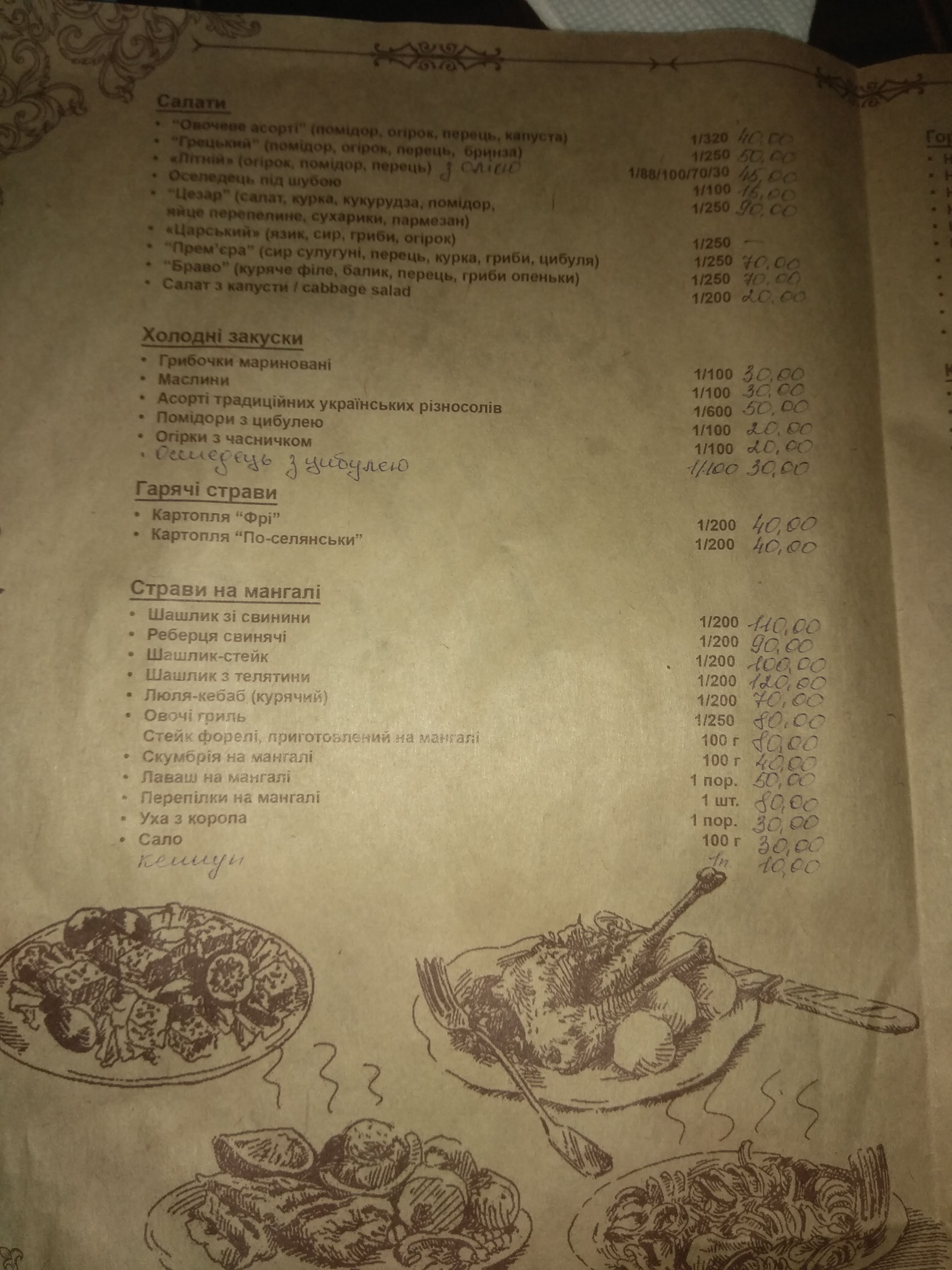 Restoran Berehynya menu 8
