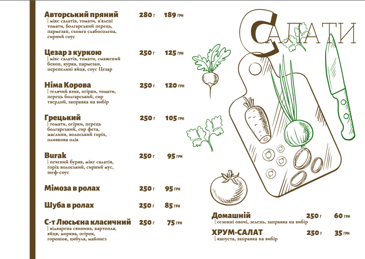 Restoratsiya V Terezyne menu 2