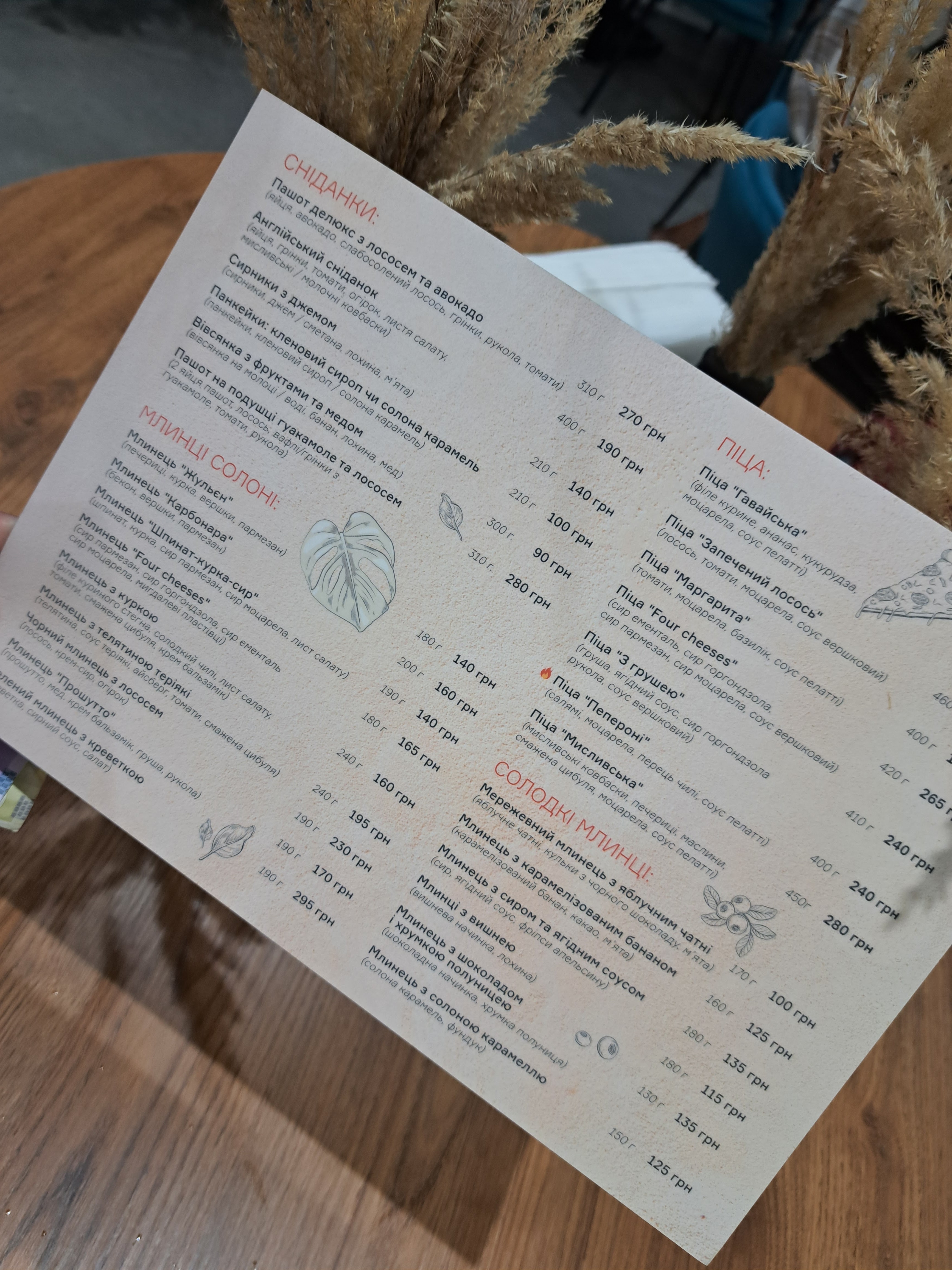 PANCAKES menu 6