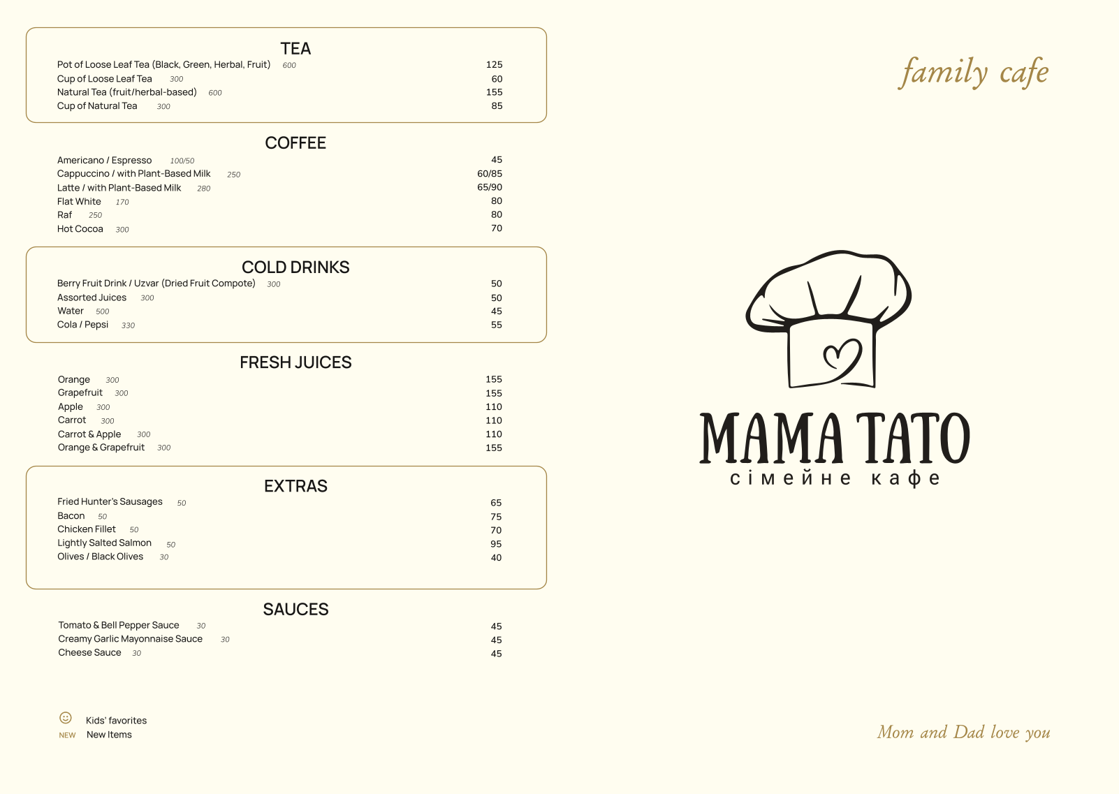 Mama Tato menu 4