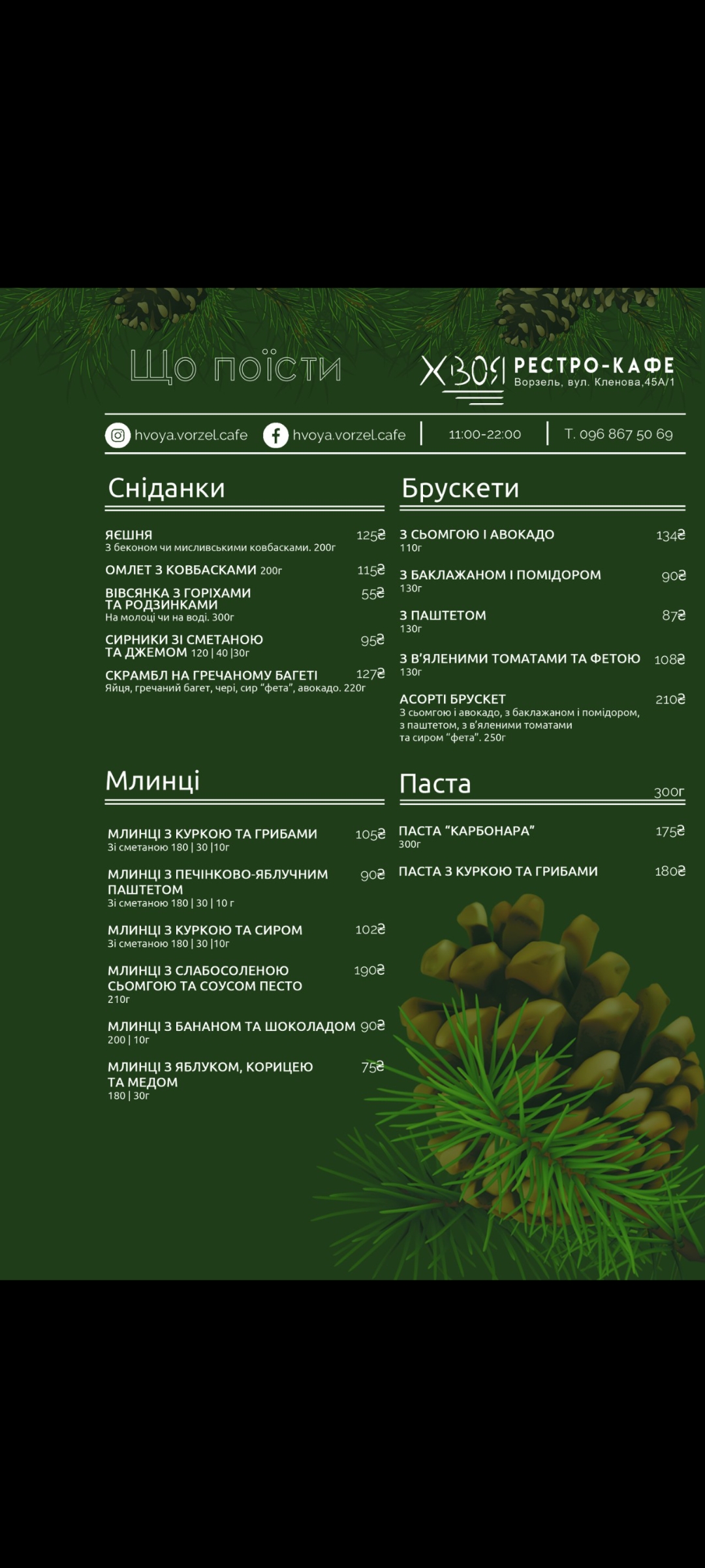 Restro-Kafe Khvoya menu 2