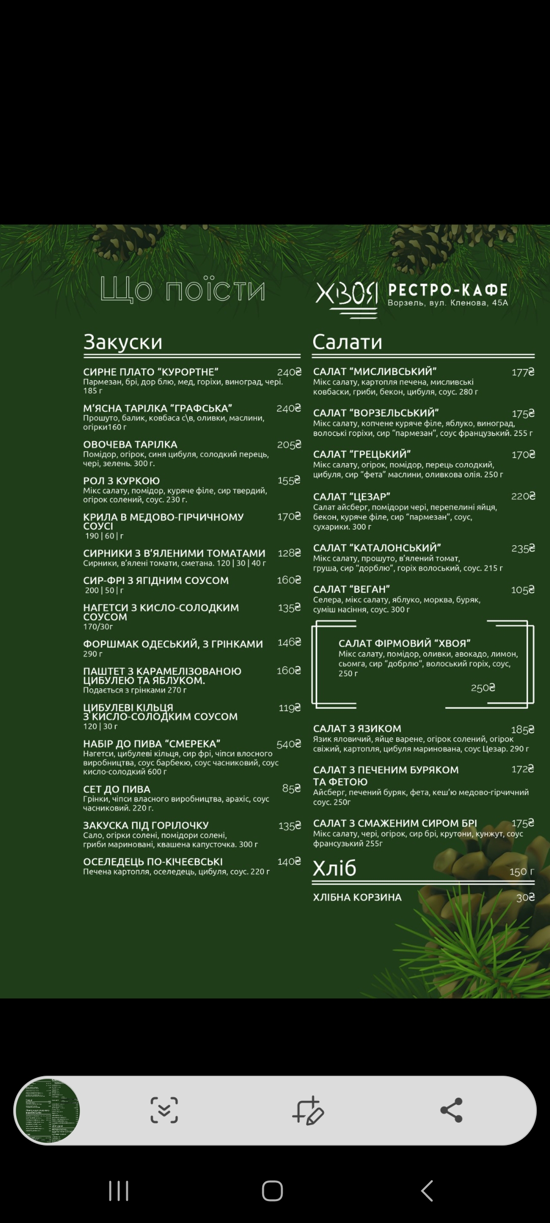 Restro-Kafe Khvoya menu 3