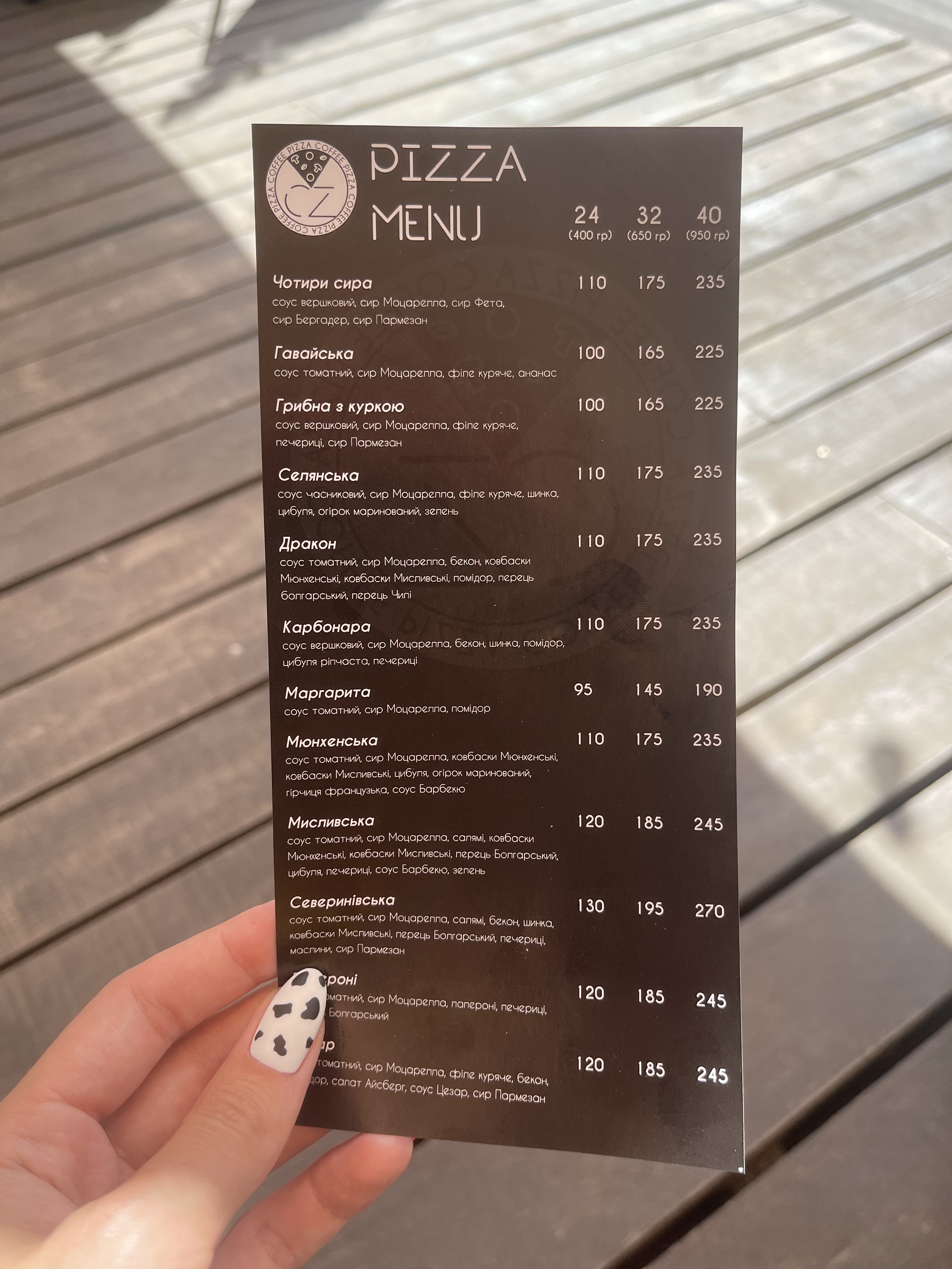 Comfort Zone - піца з доставкою в Ірпені menu 2