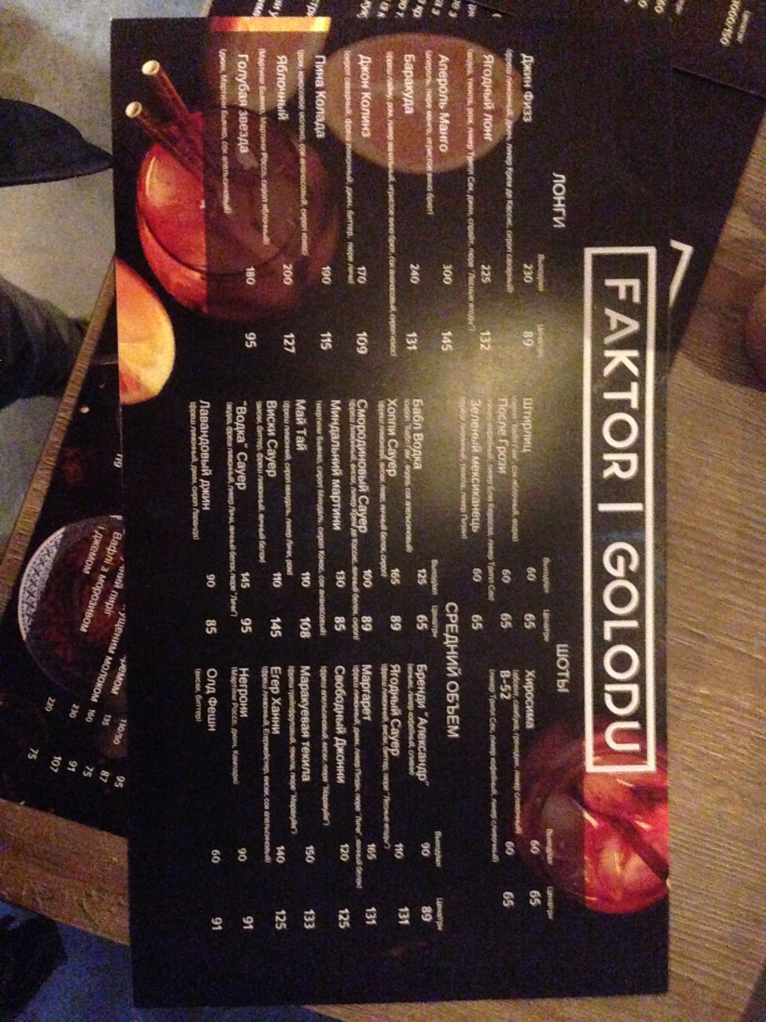 Faktor Golodu - Софіївська Борщагівка menu 4