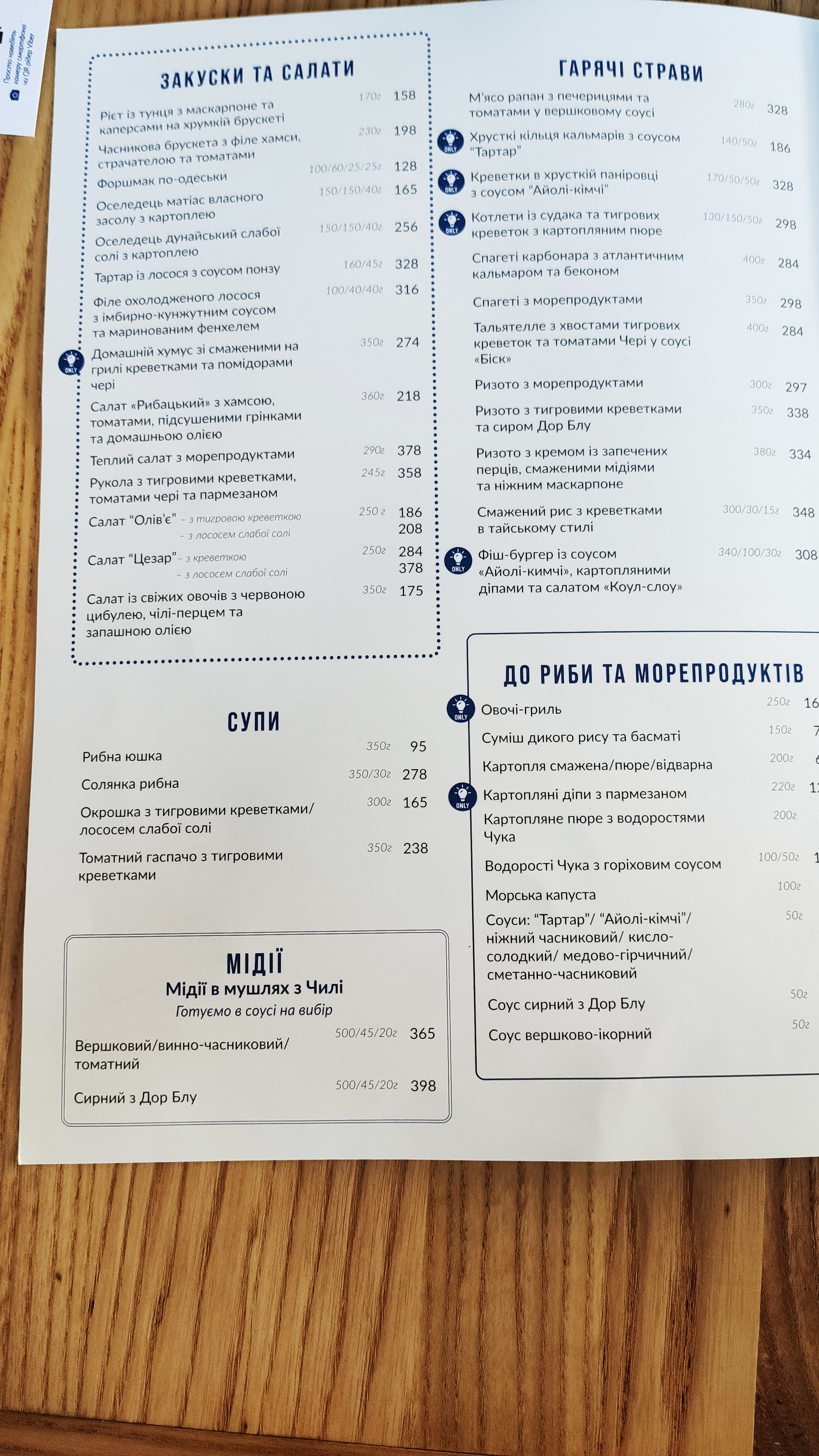 Черноморка menu 3