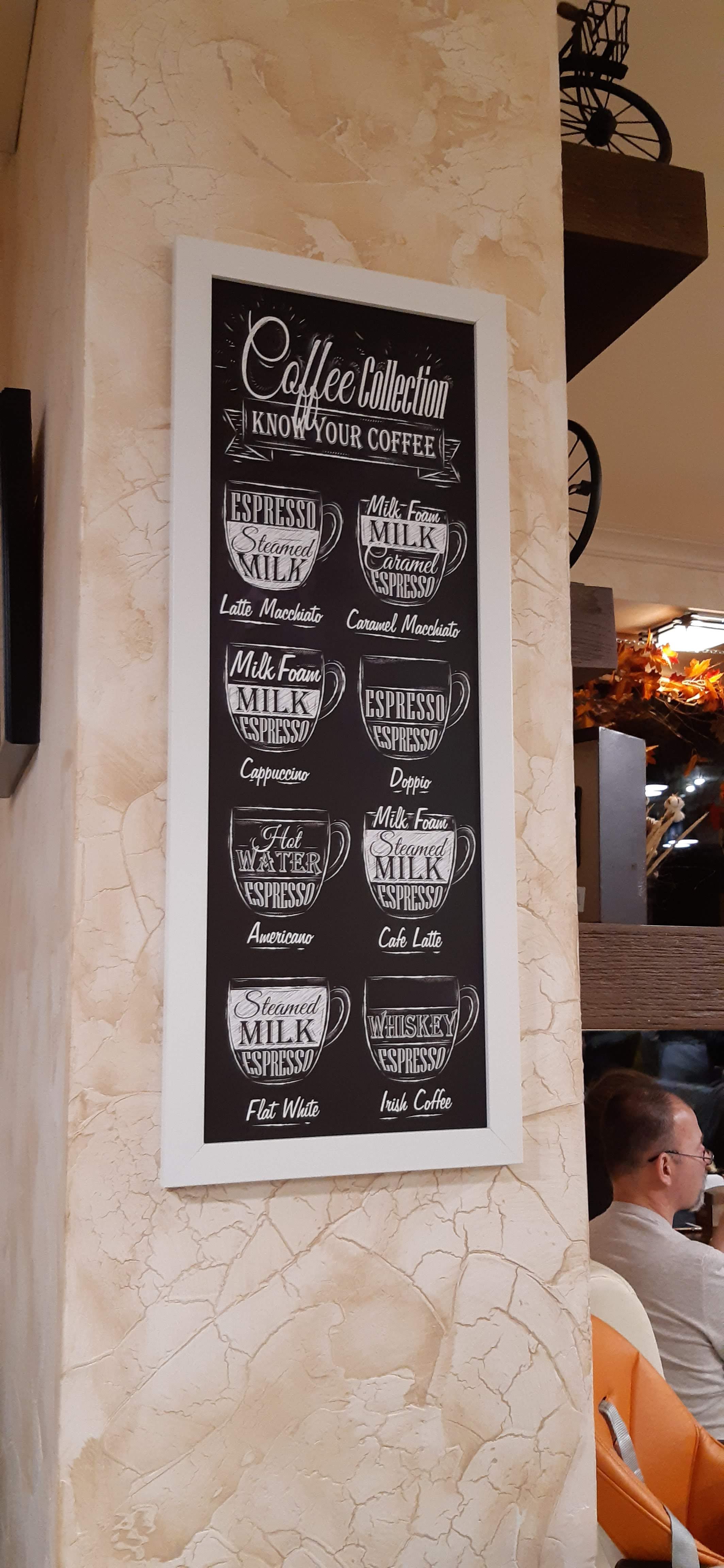 Martinov's Coffee menu 2