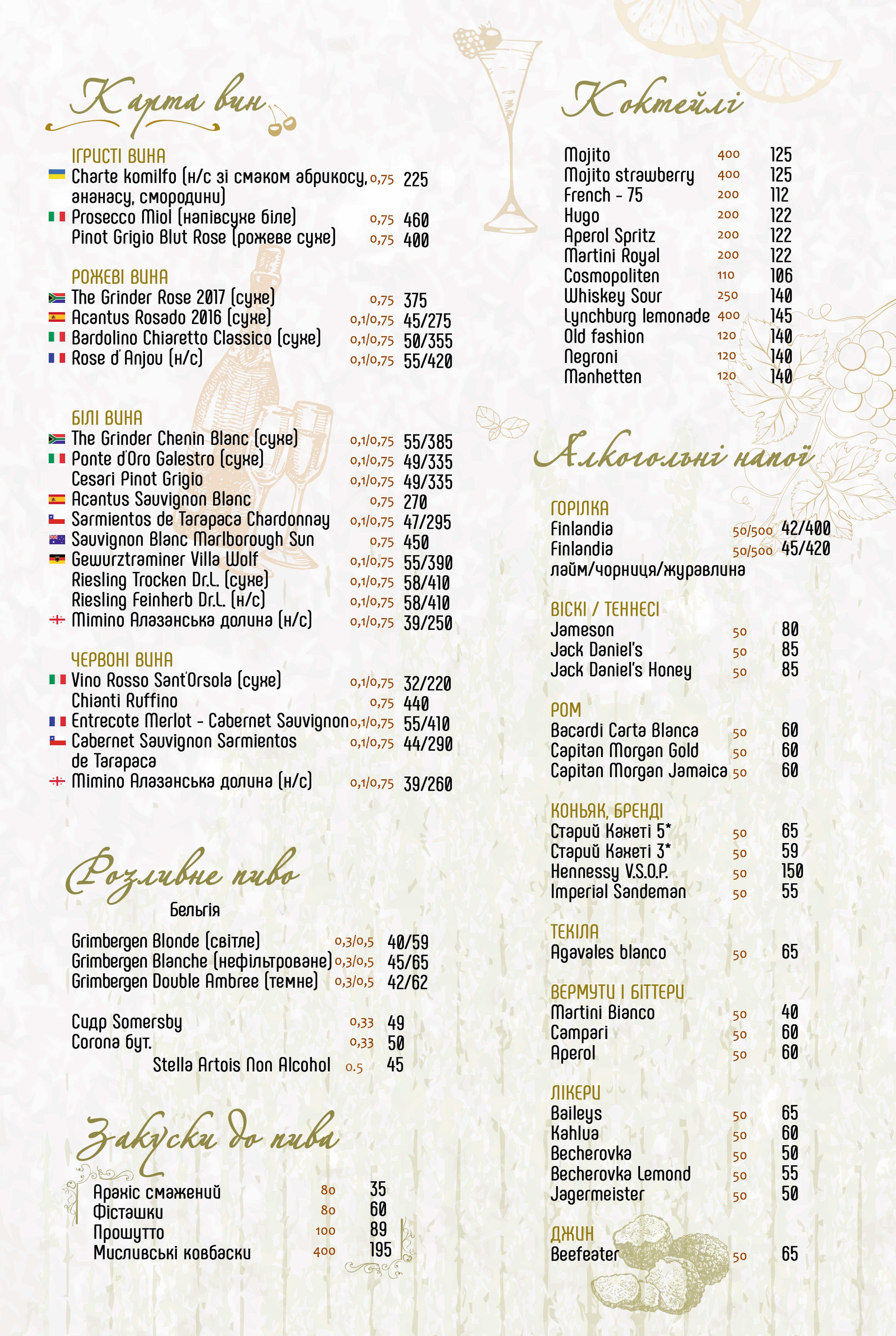 Гастро бар Сусіди menu 3