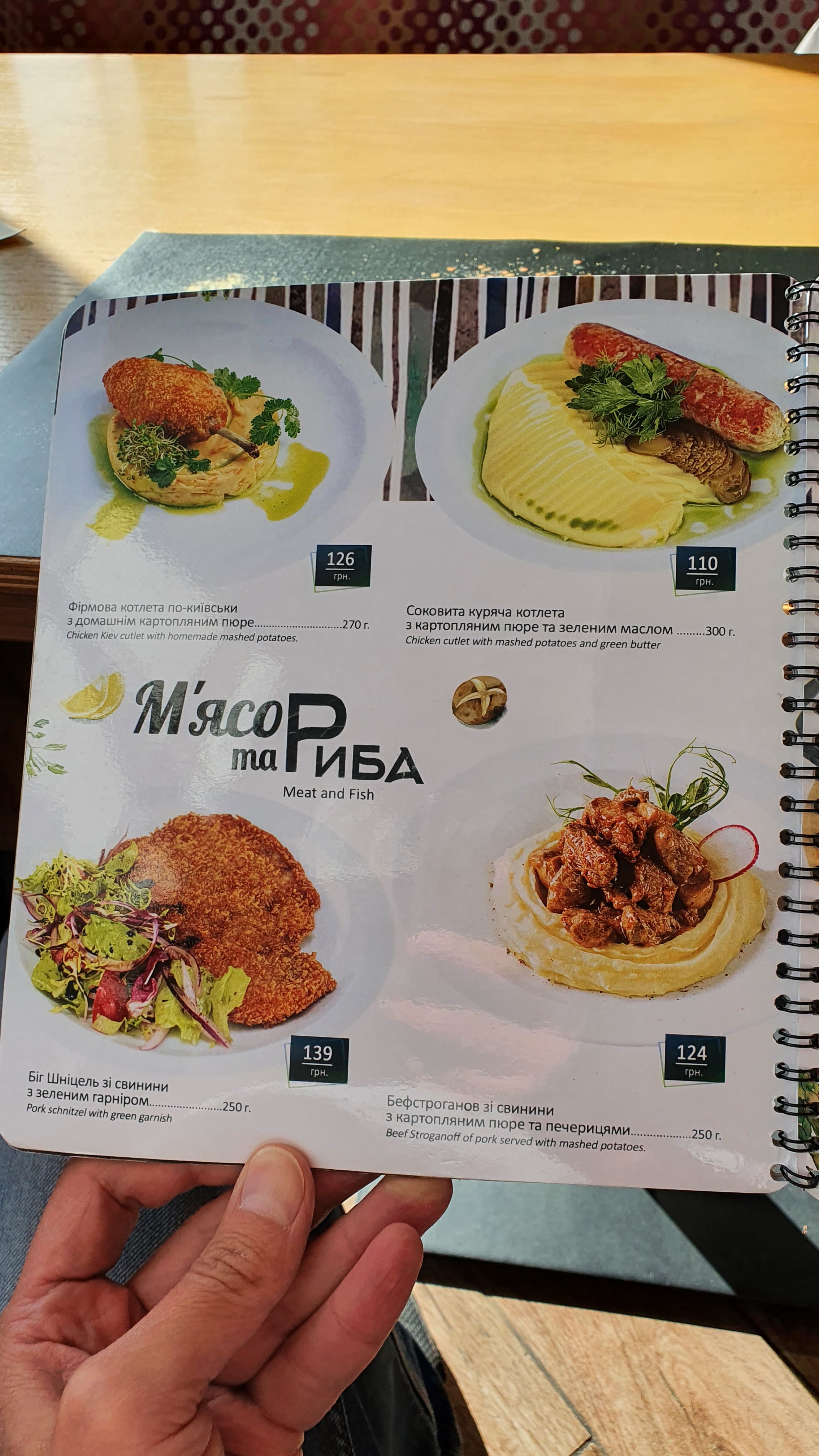 БорщBurger menu 3