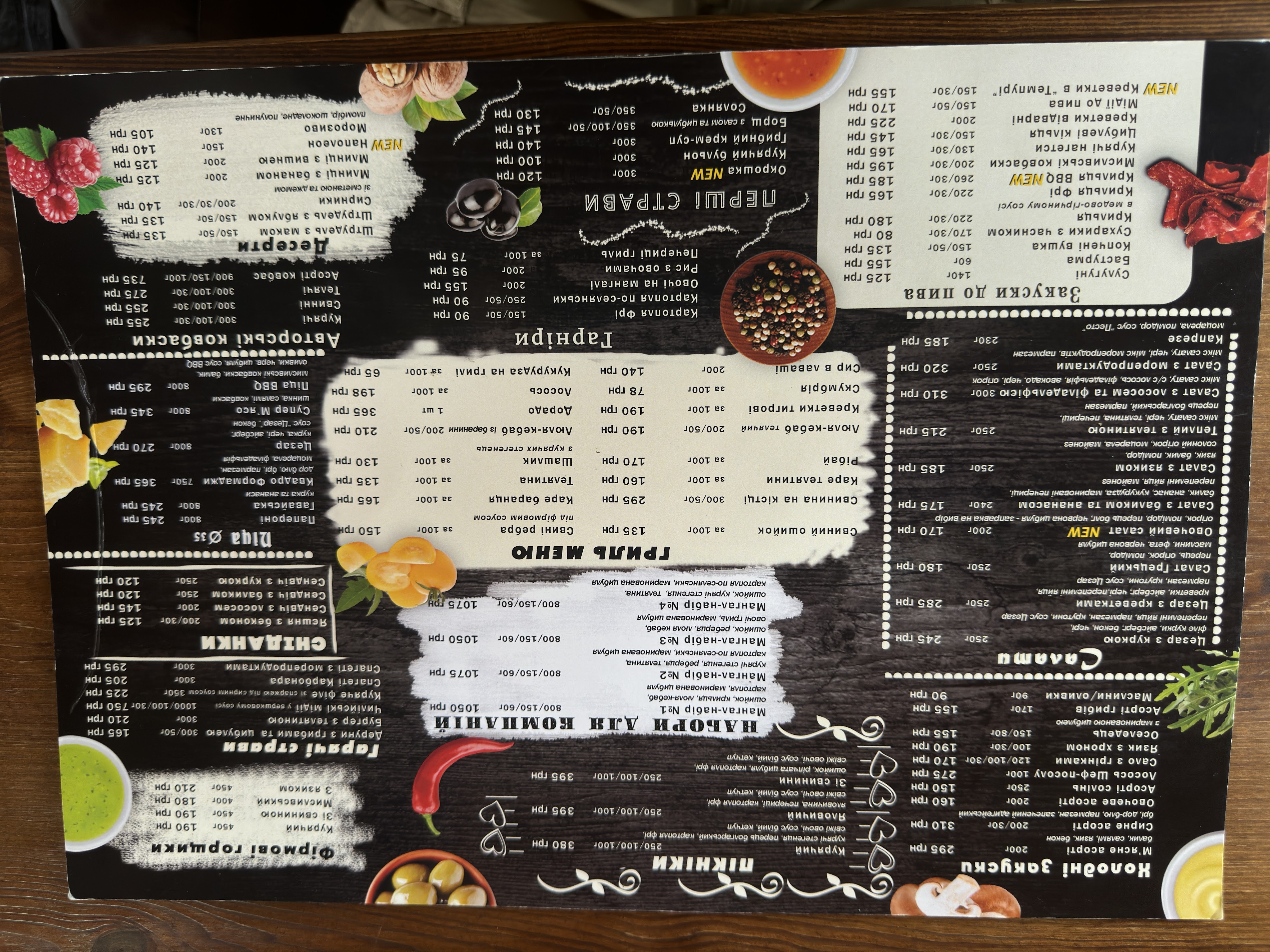 Kyiv Siti Hrylʹ Bar menu 5