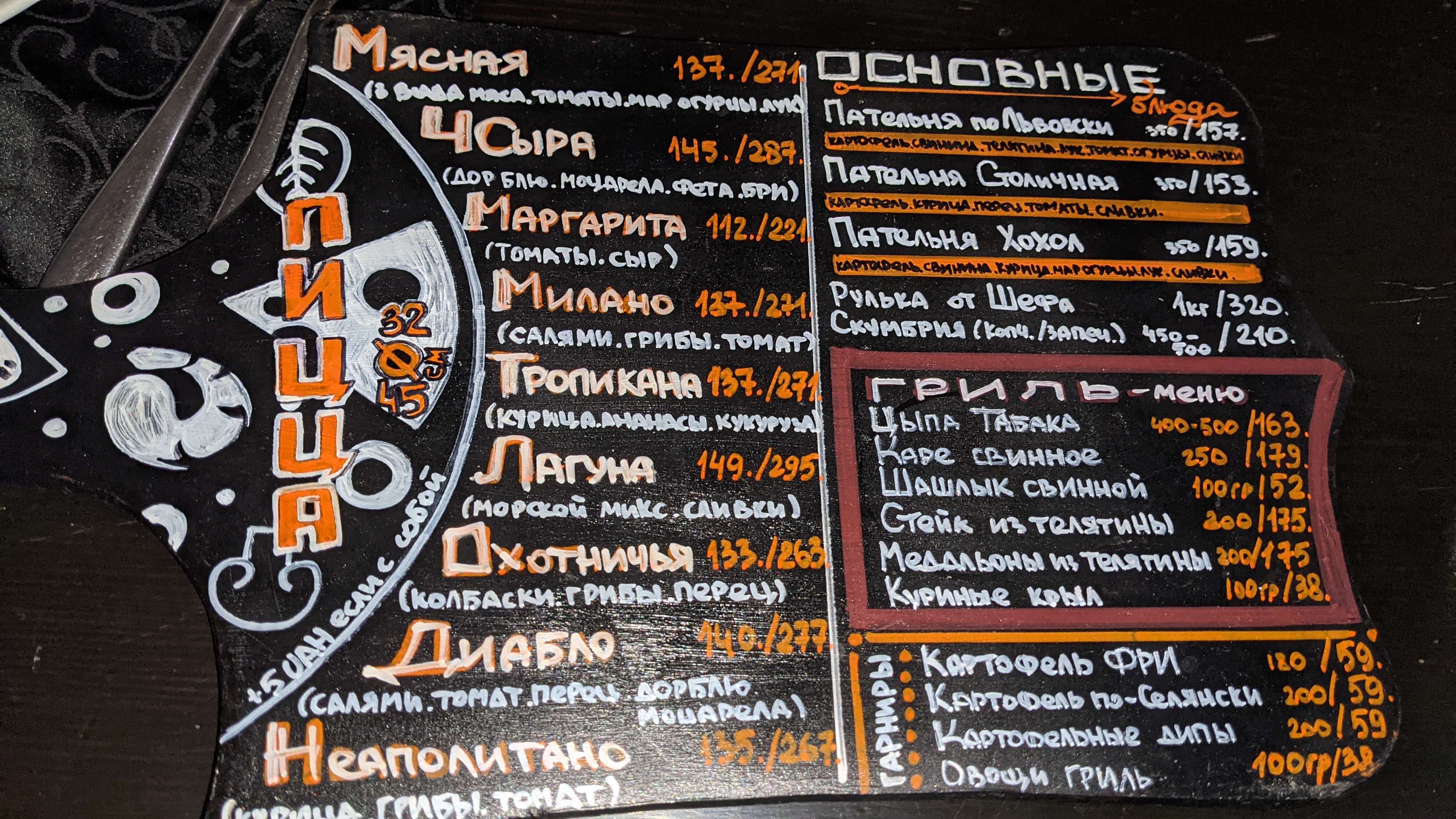 FriendsClub на Новобіличах, Київ, Академмістечко: пиво, піца, кальян menu 2