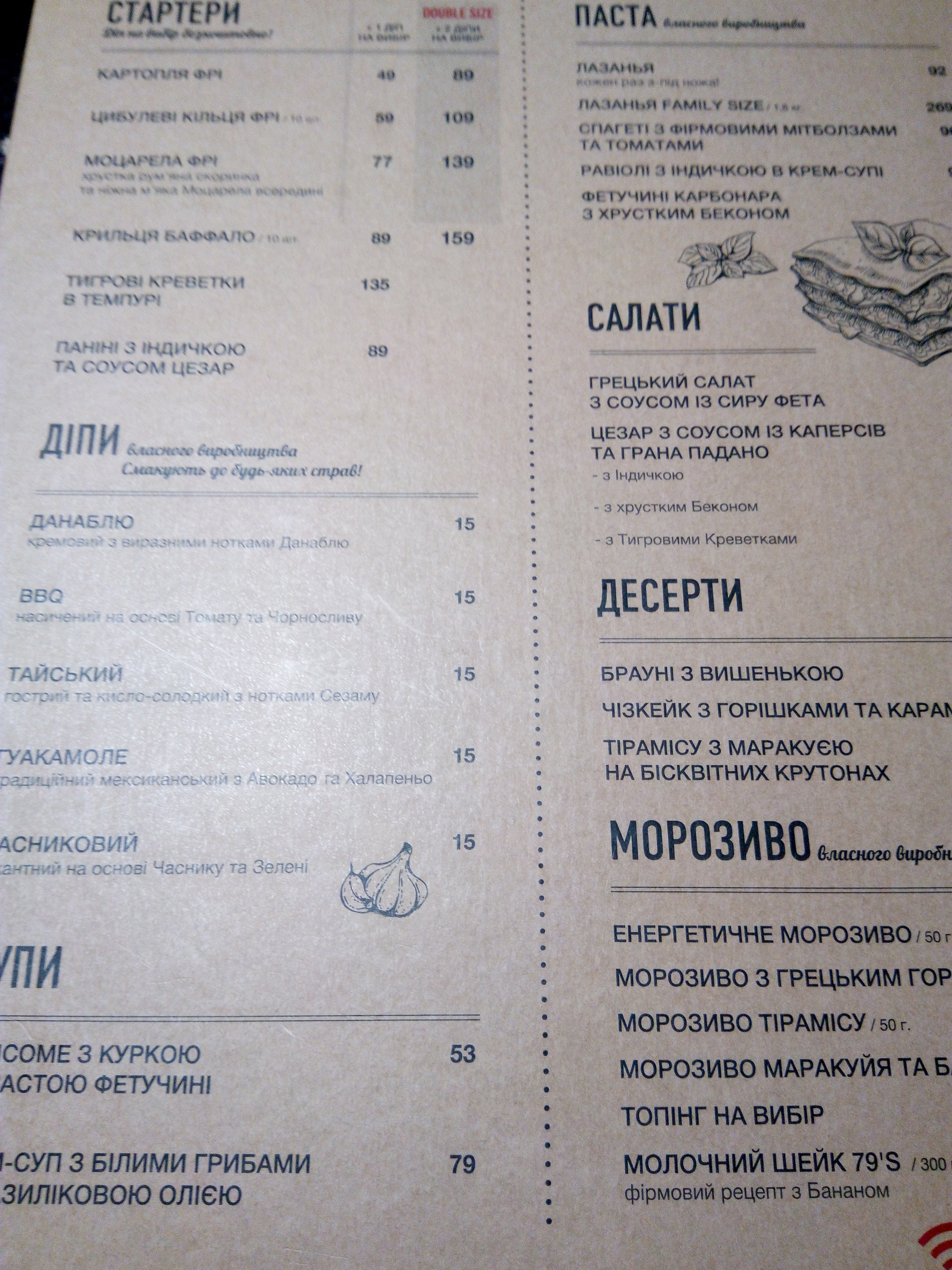 Mamamia! menu 7