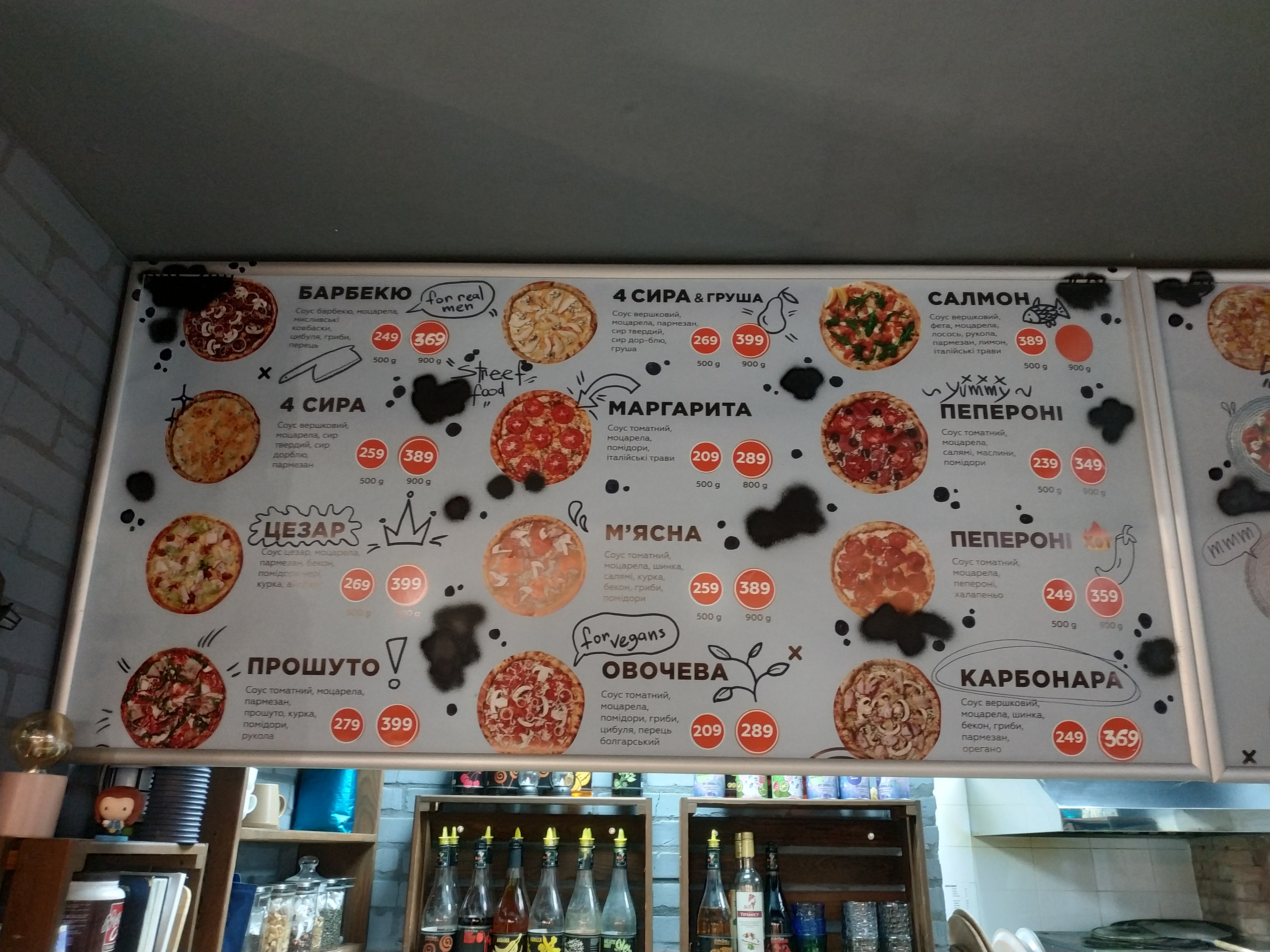 ART PIZZA menu 1