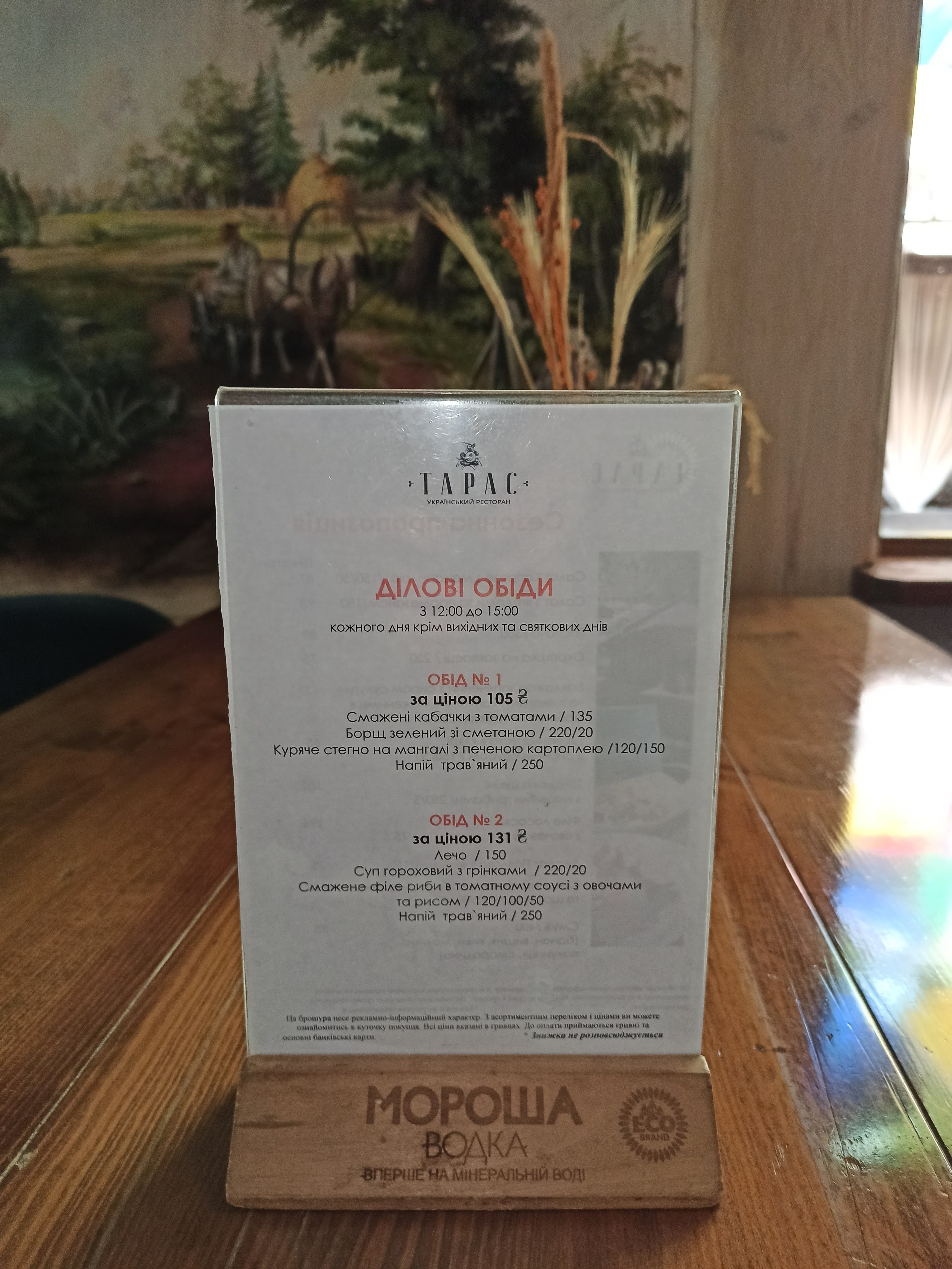 Taras menu 8