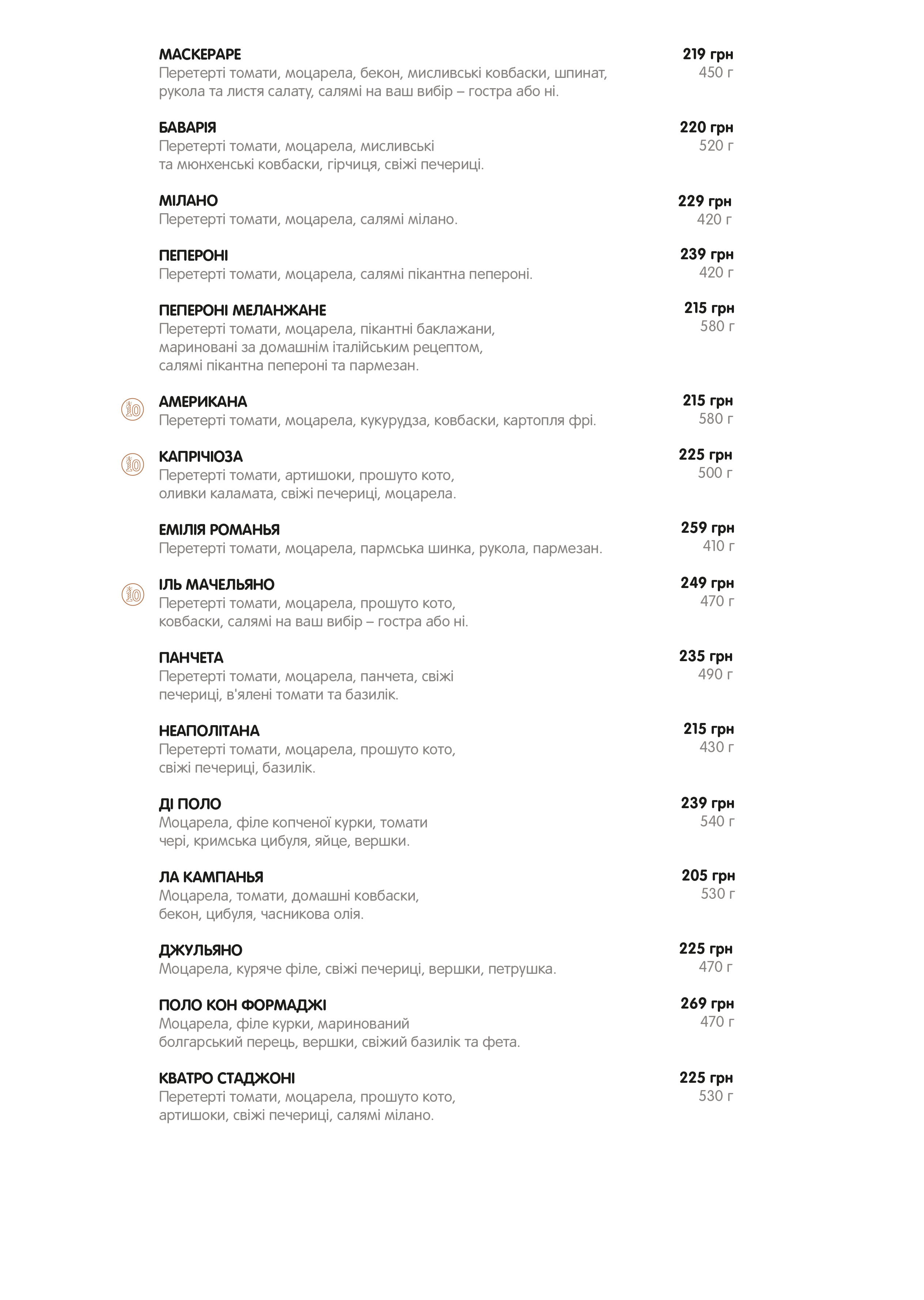il Molino menu 3