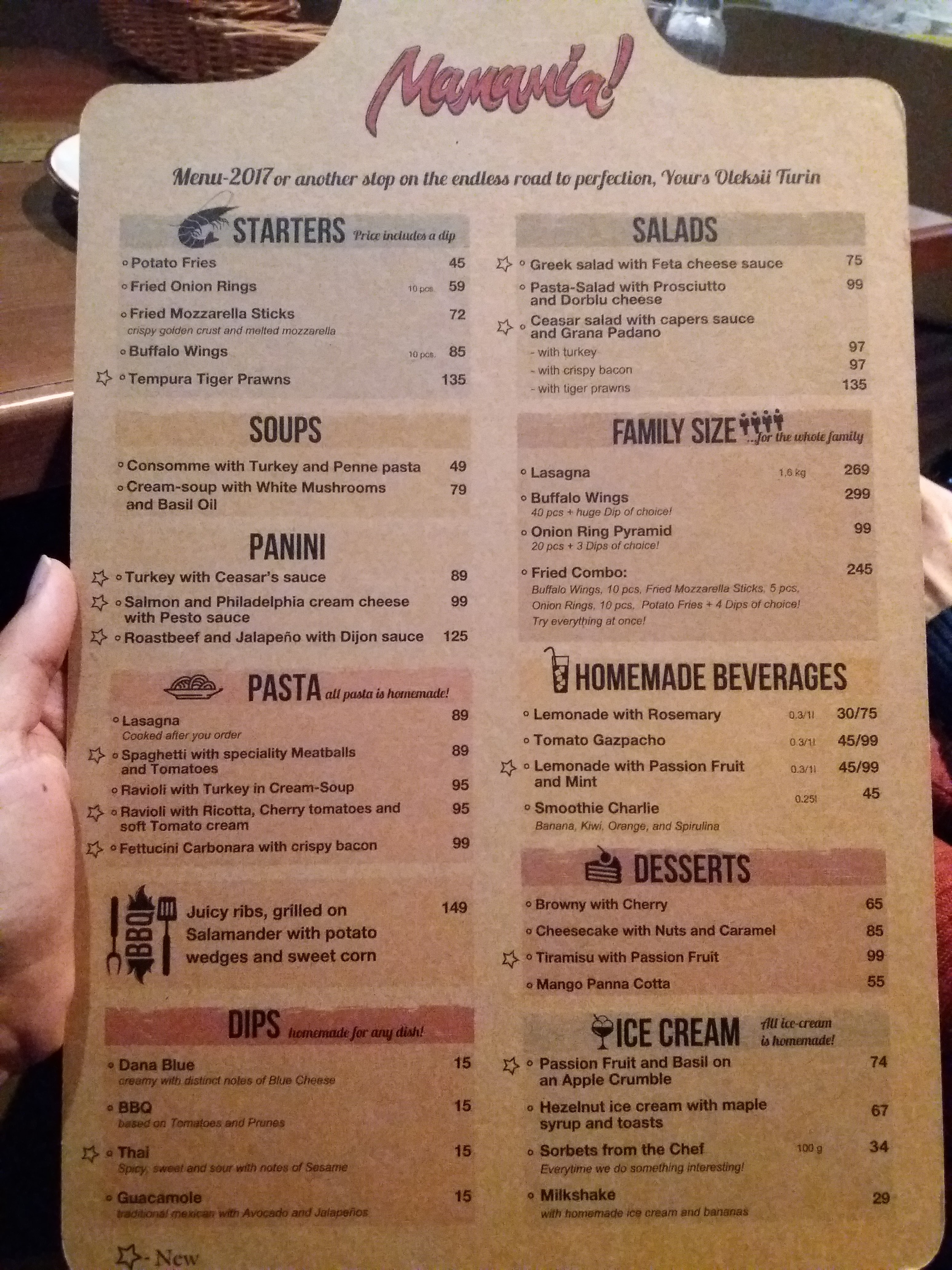 Mamamia Pizza menu 12