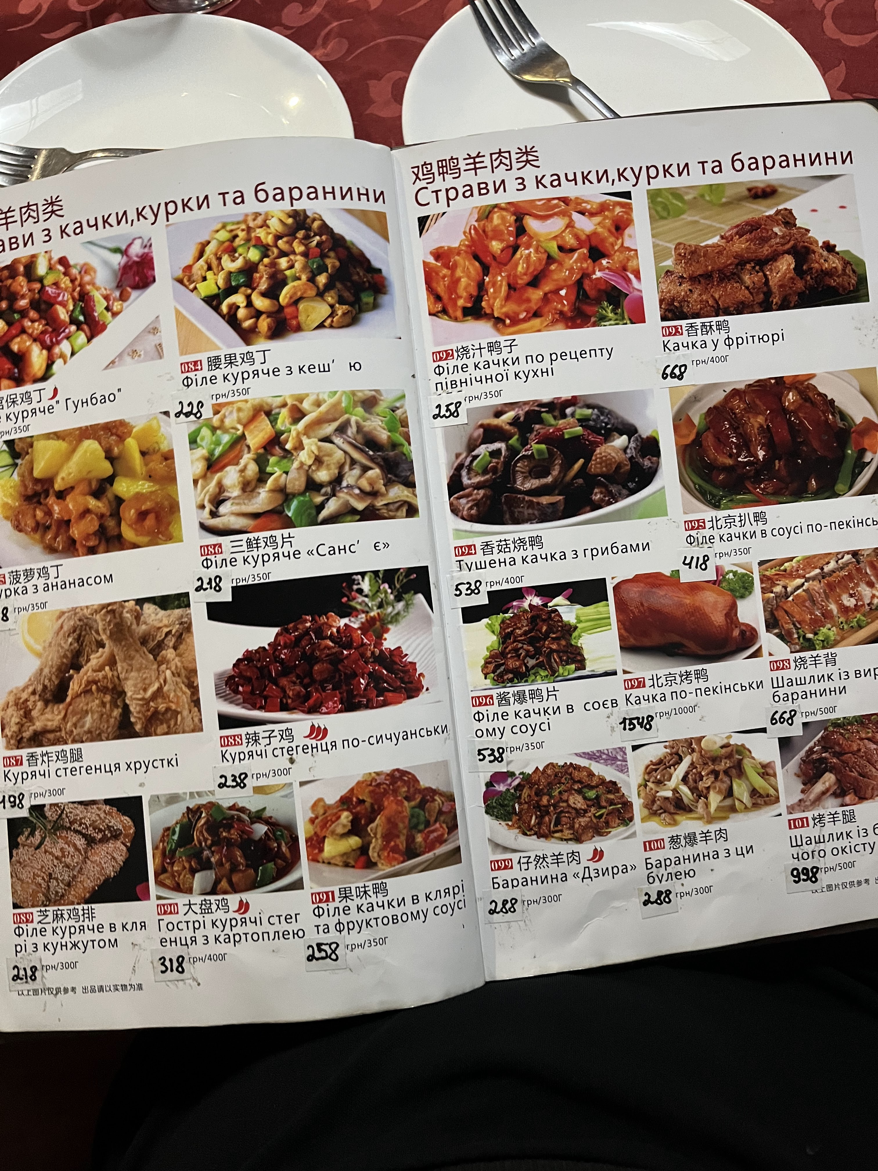 Voline House menu 4
