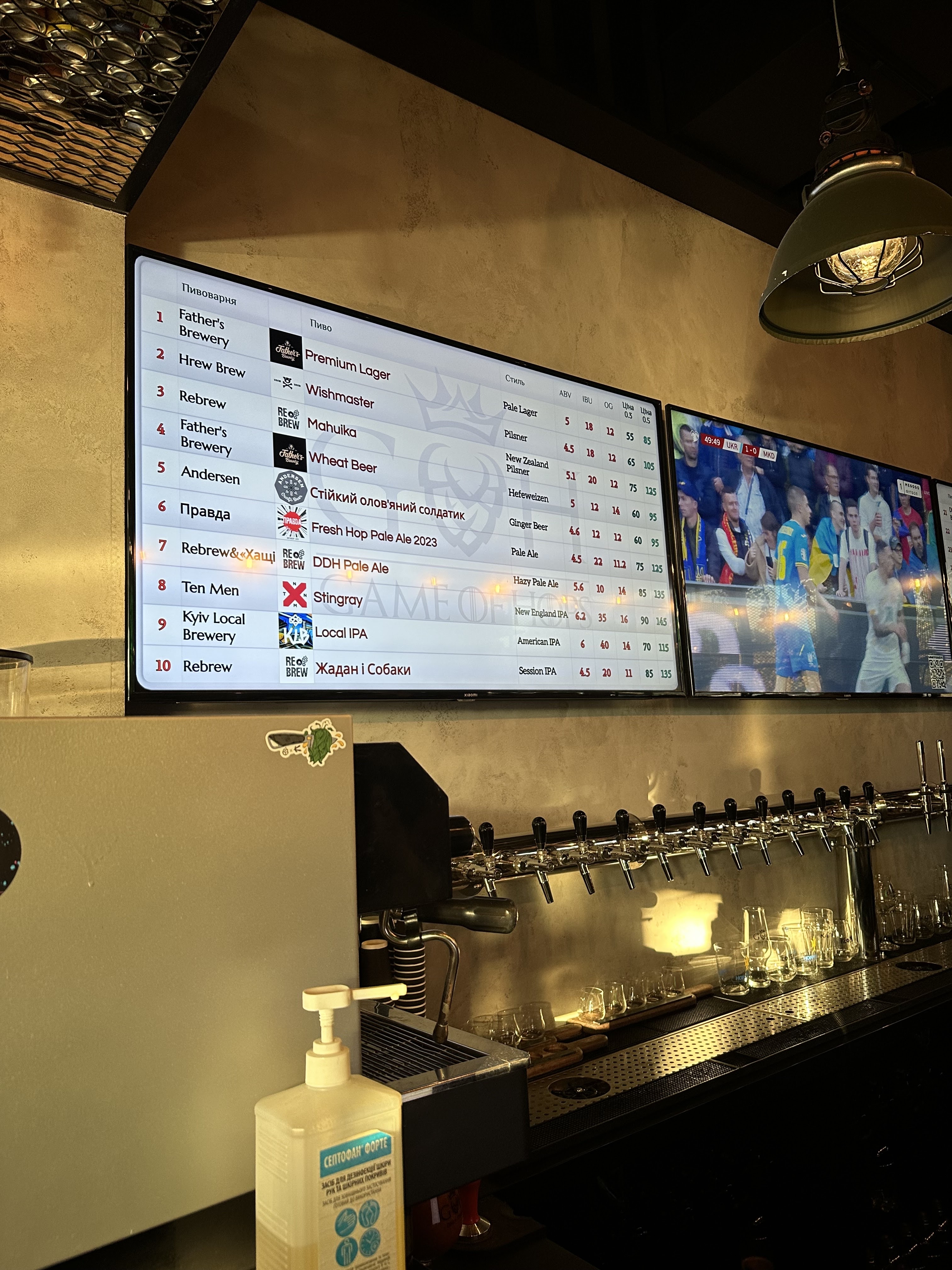 GoH Craft Pub menu 3