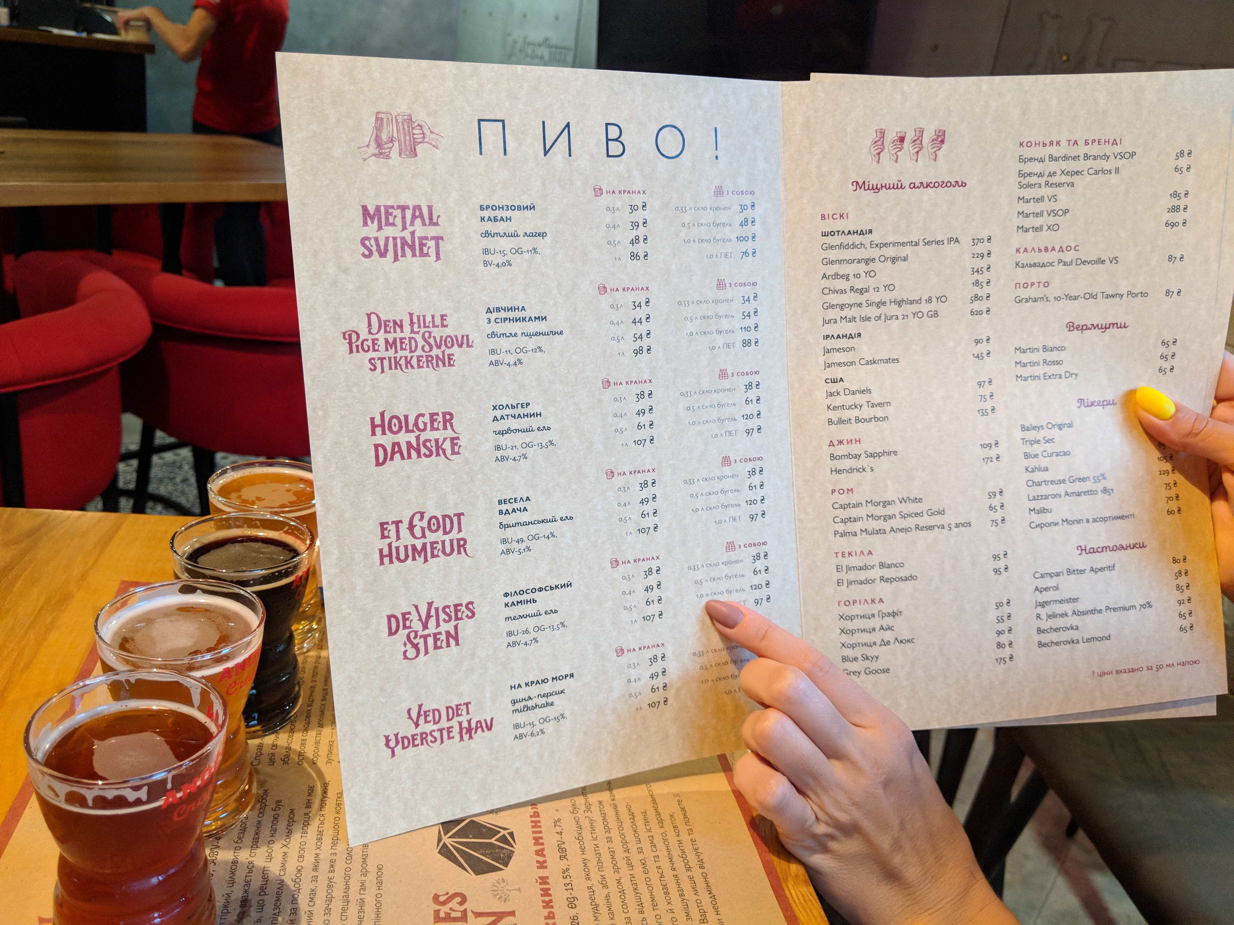 Andersen Brand Pub menu 8