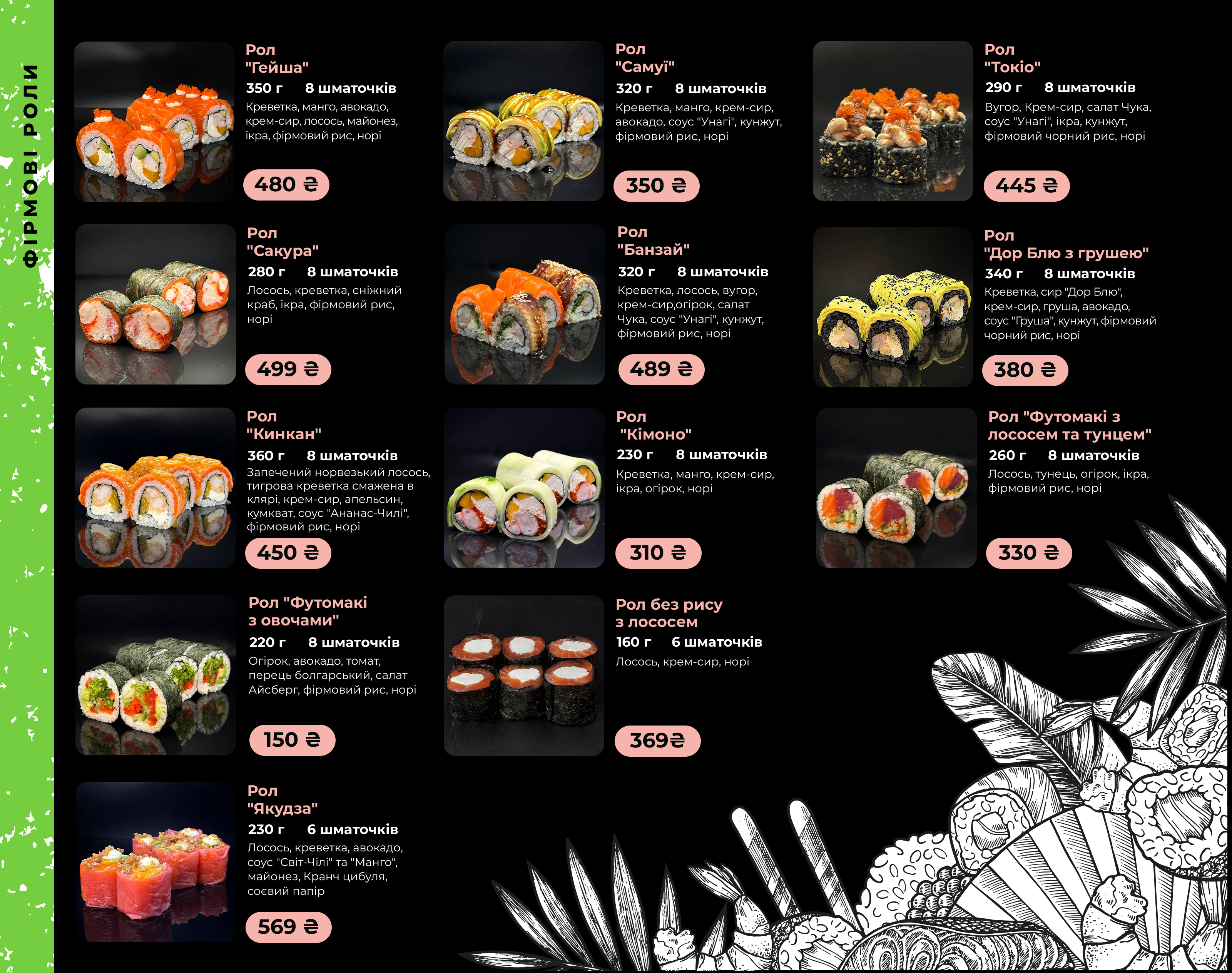 Море Суші menu 6