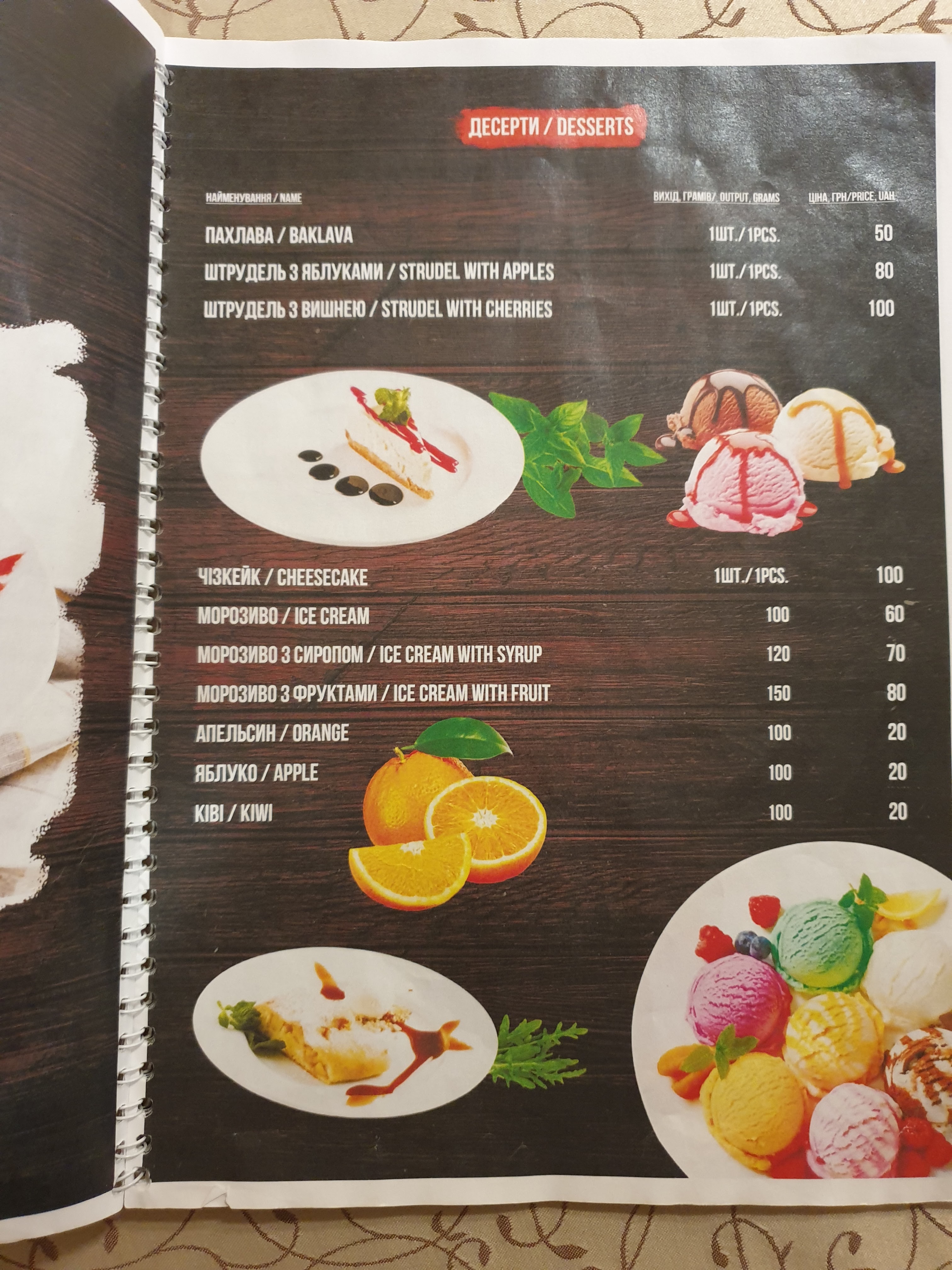Орман menu 7