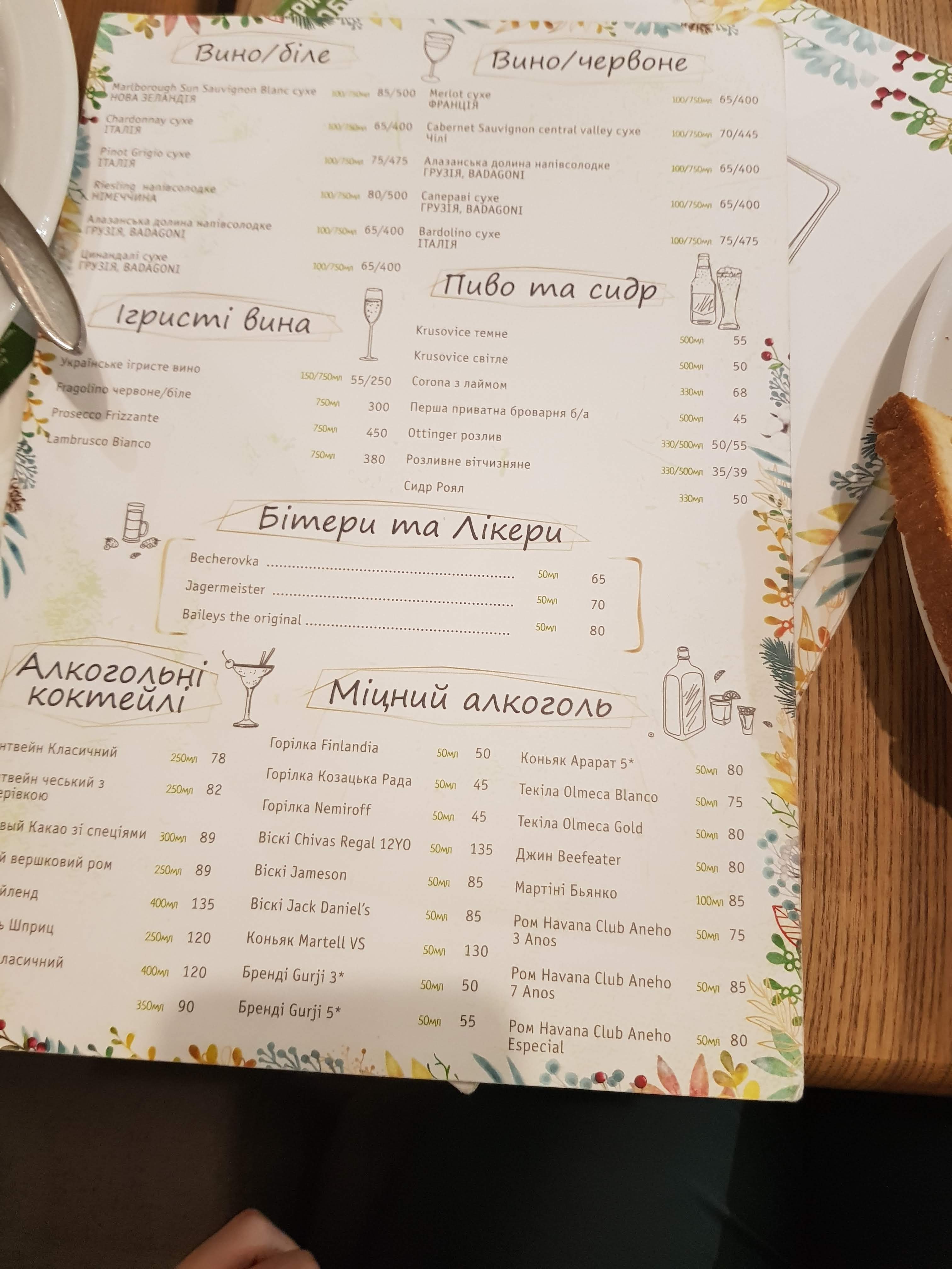 Kukhnya Polli menu 4