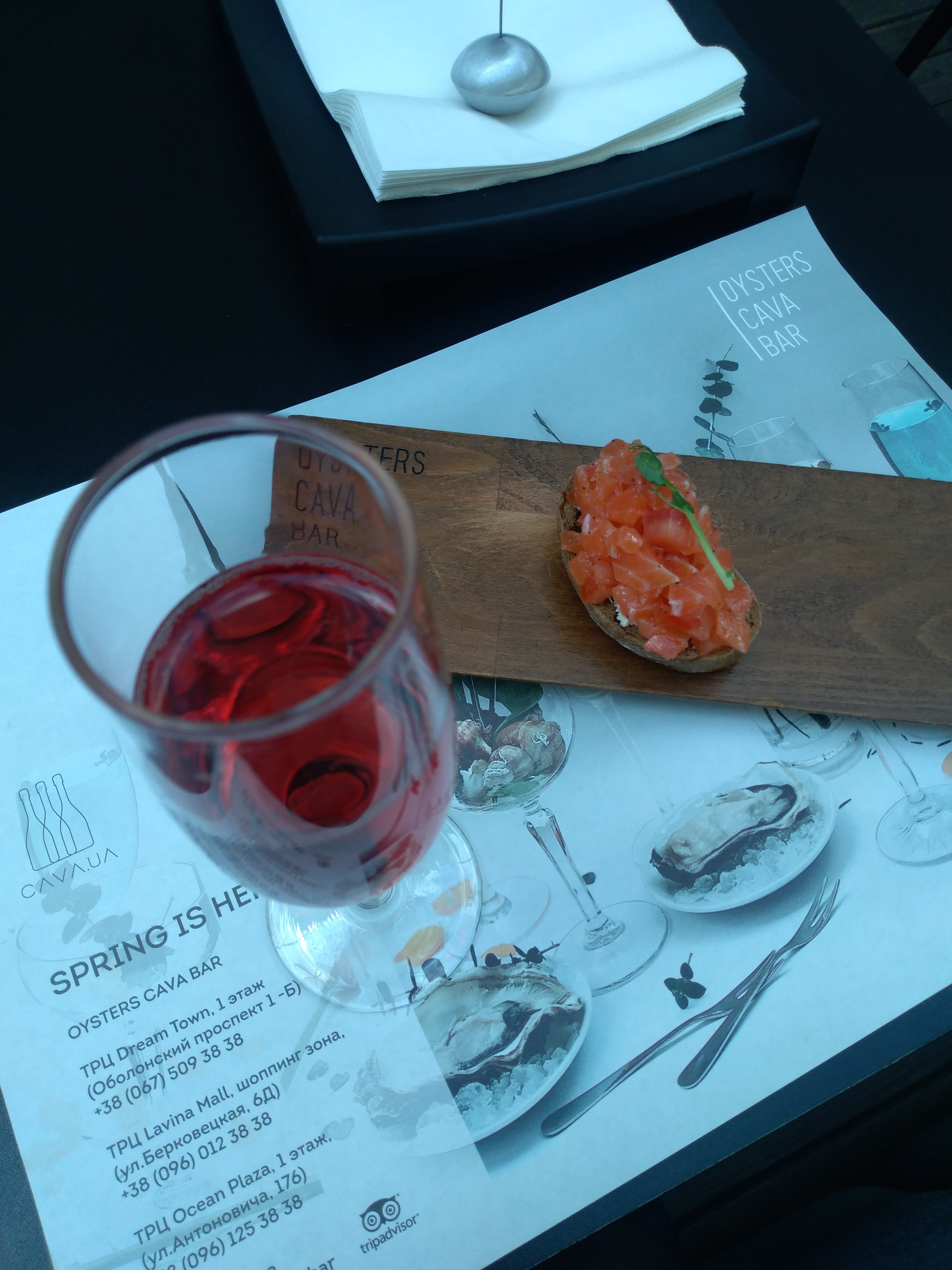 Cava Oyster Bar menu 2
