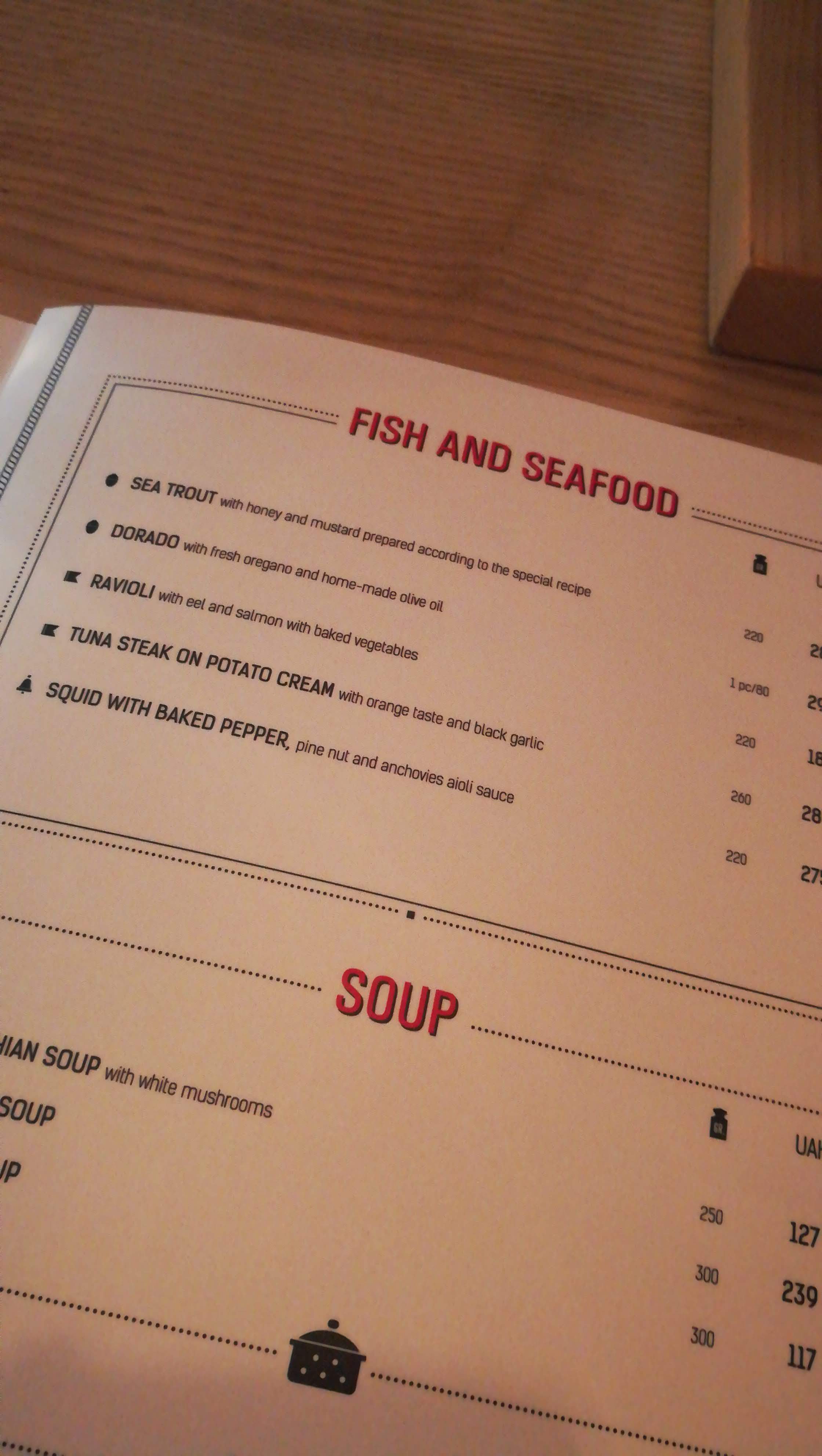 Odesa menu 11
