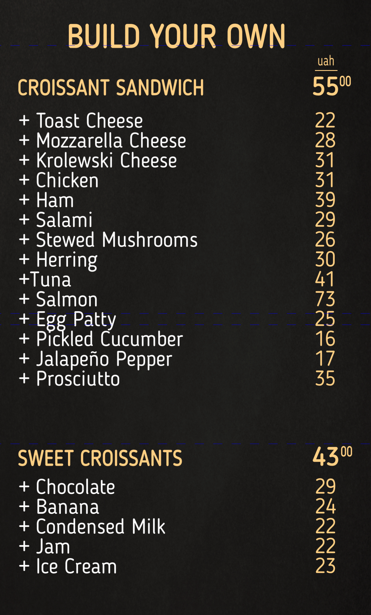 Lviv Croissants menu 4