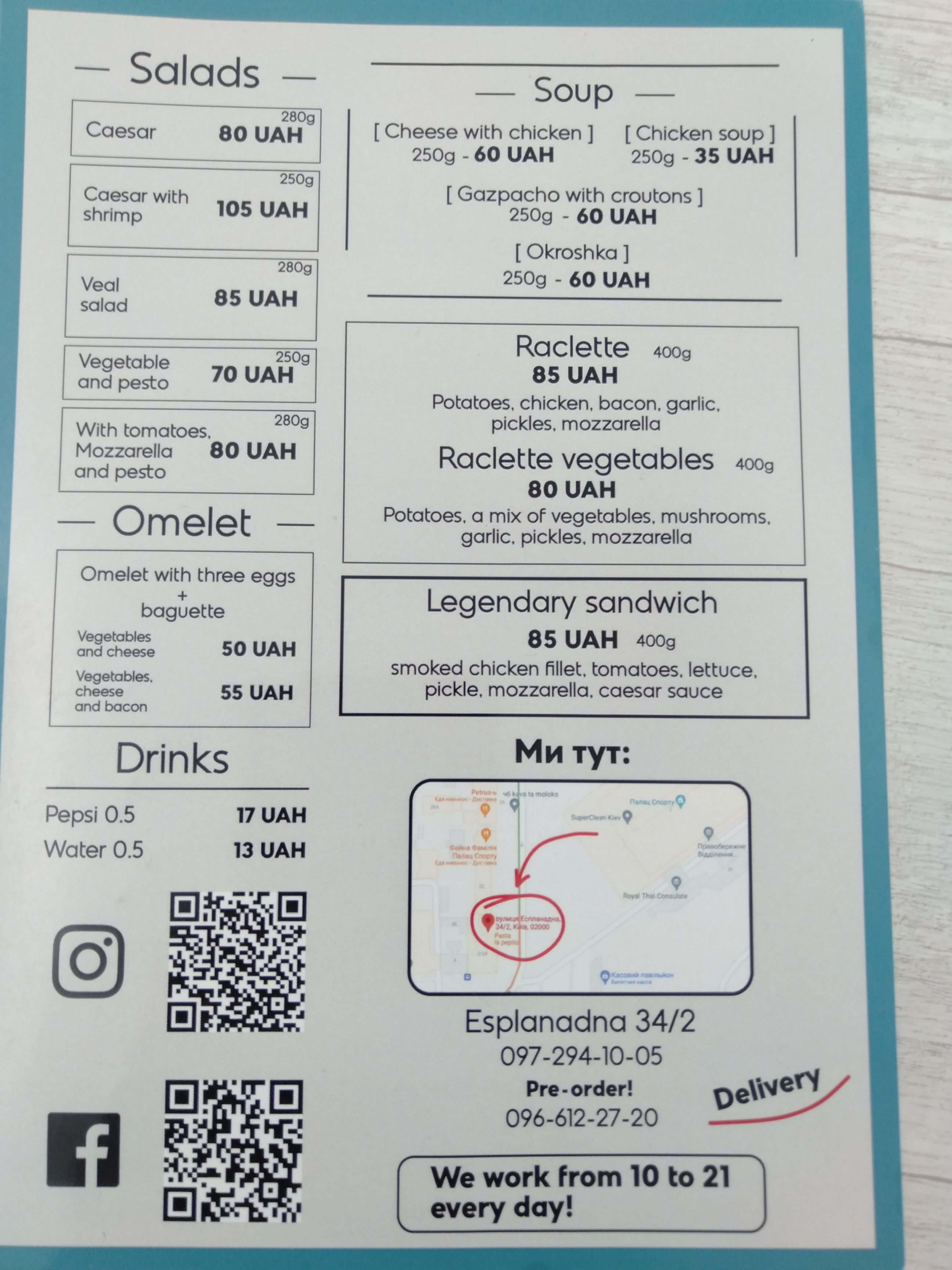 pasta la pepito menu 5