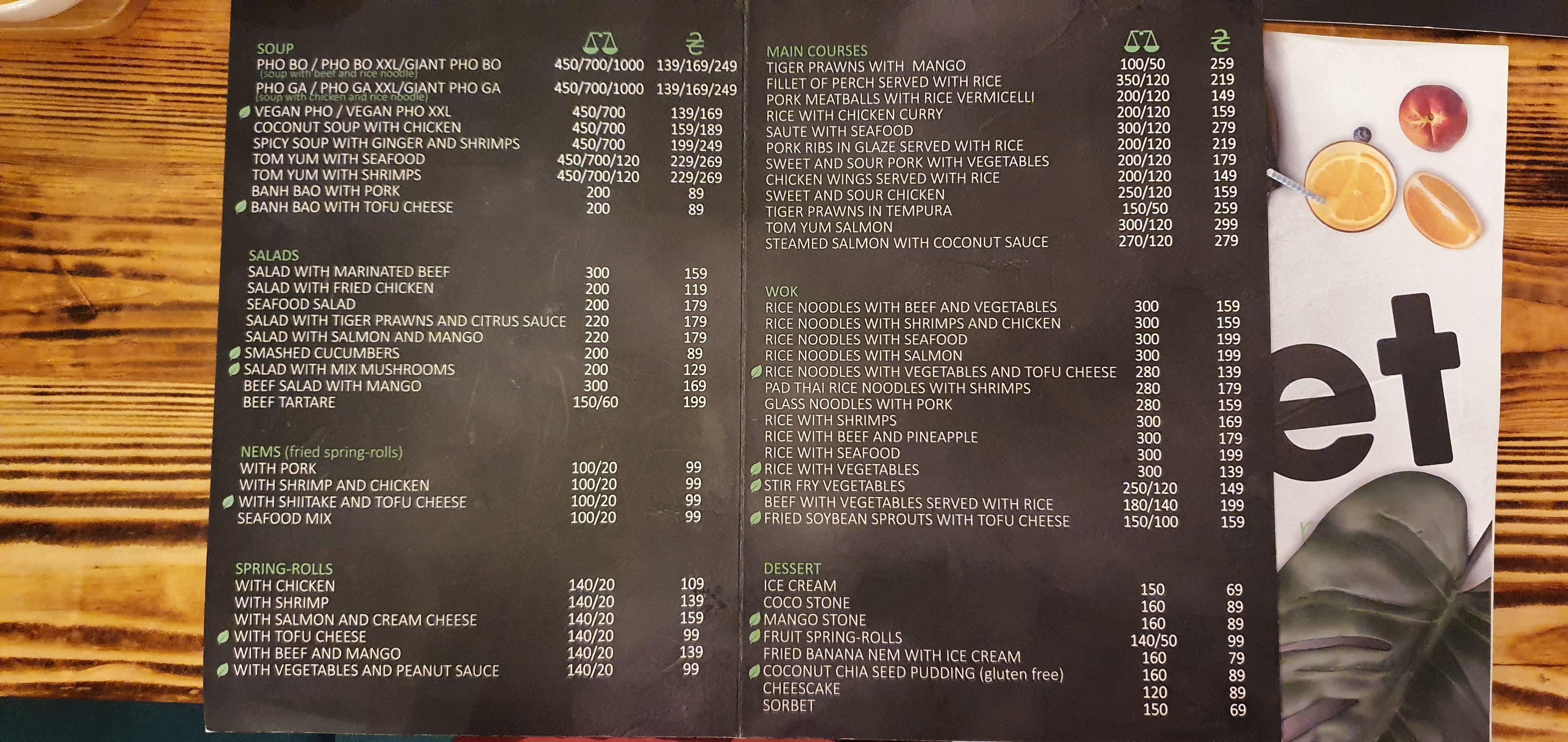 Viet Bar menu 7