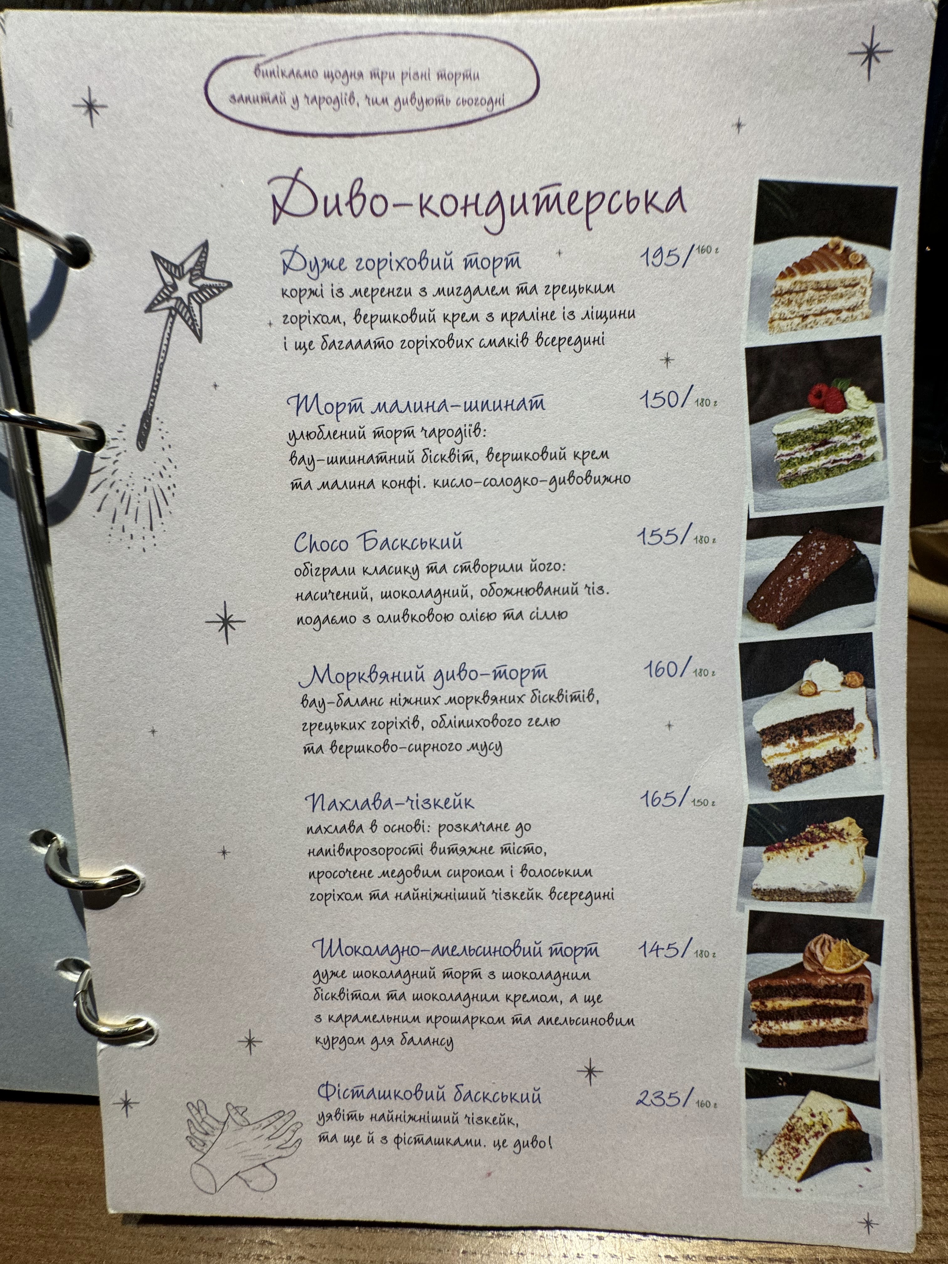 Будинок Великого Дива menu 5