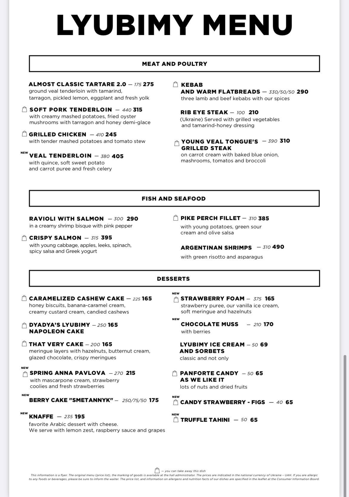 Favorite Uncle menu 5