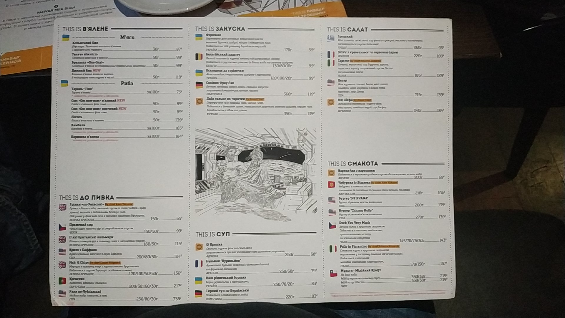 Хвиля - Народний паб menu 4