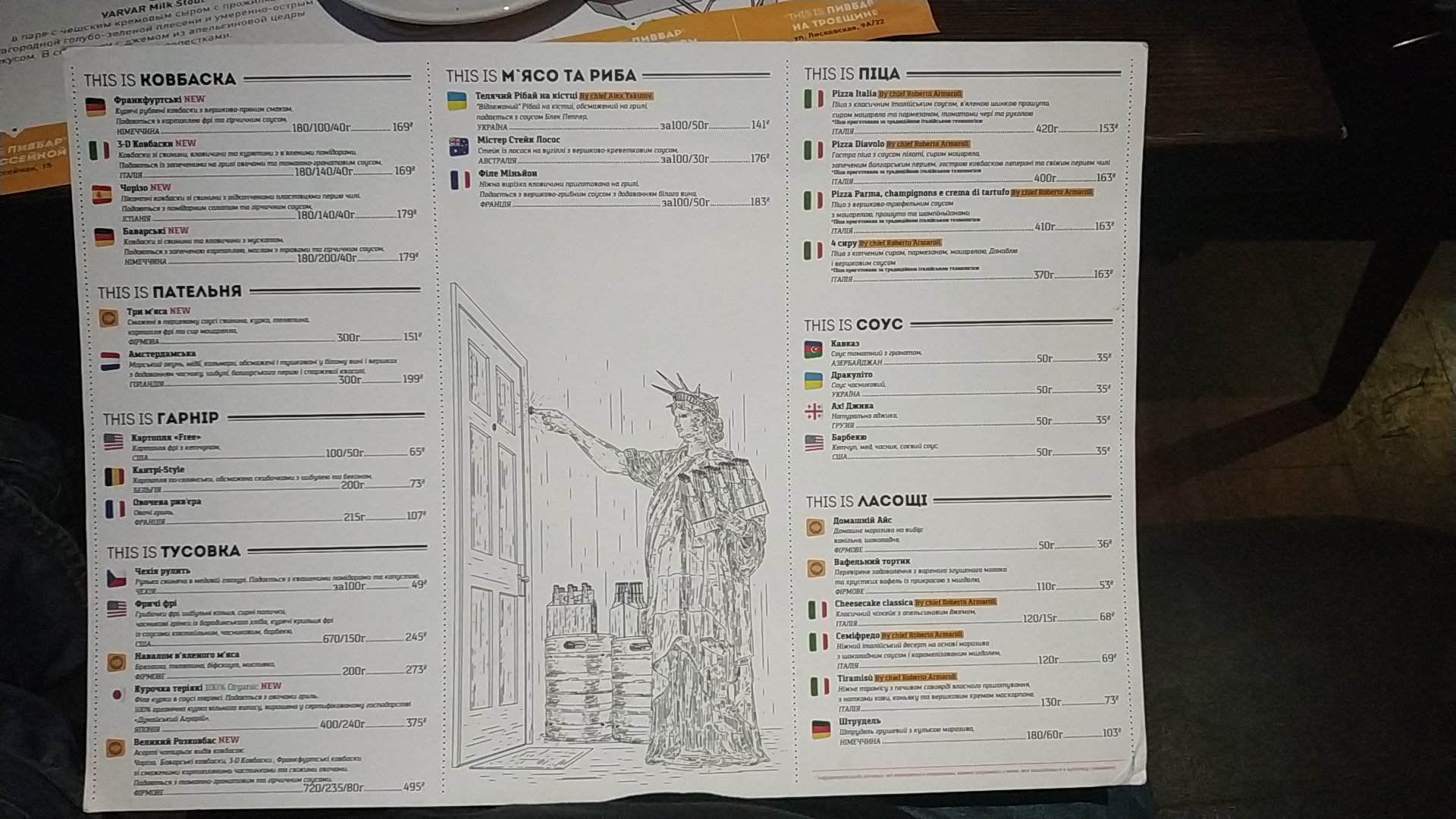 Хвиля - Народний паб menu 9