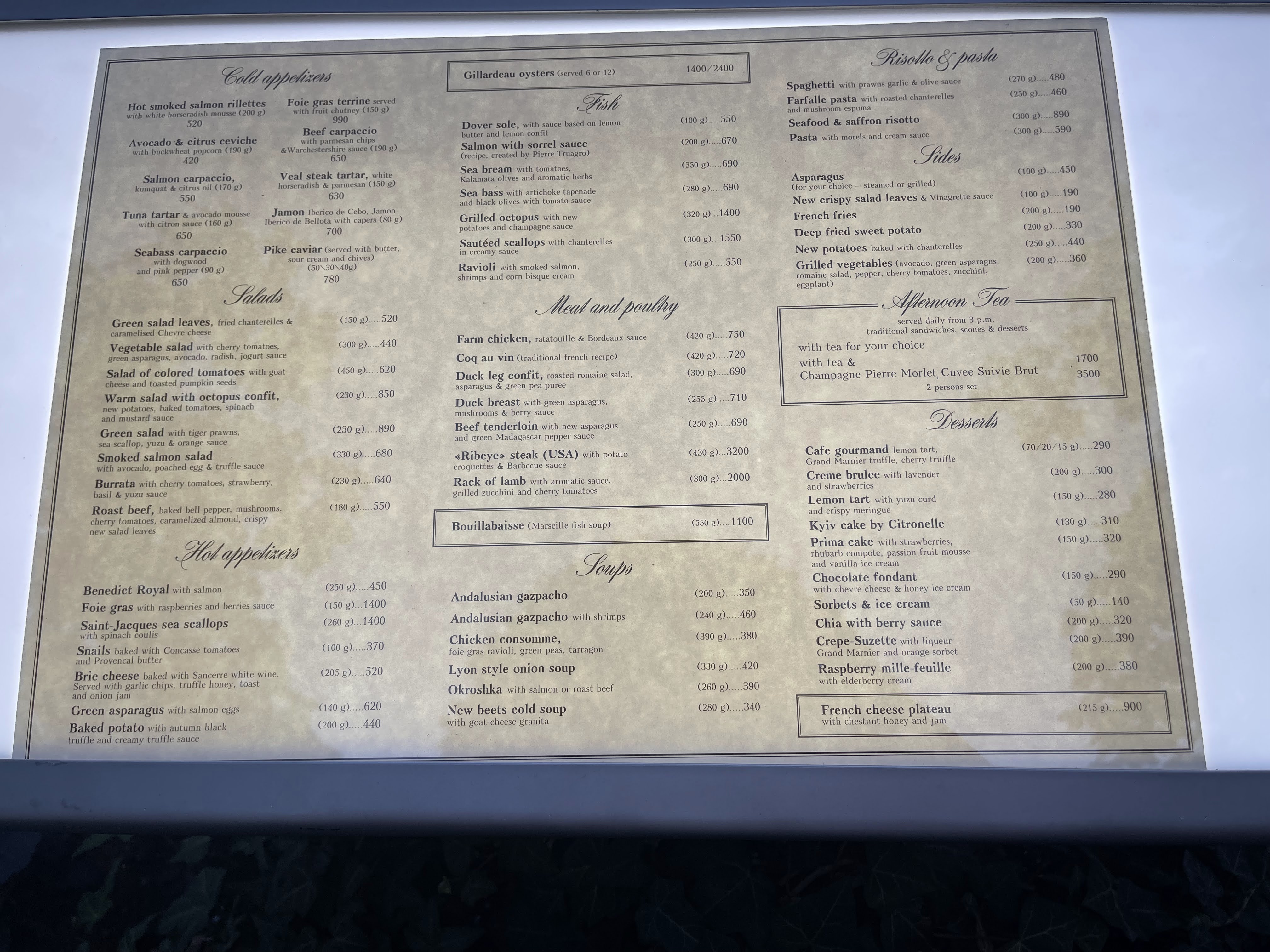 Citronelle menu 6