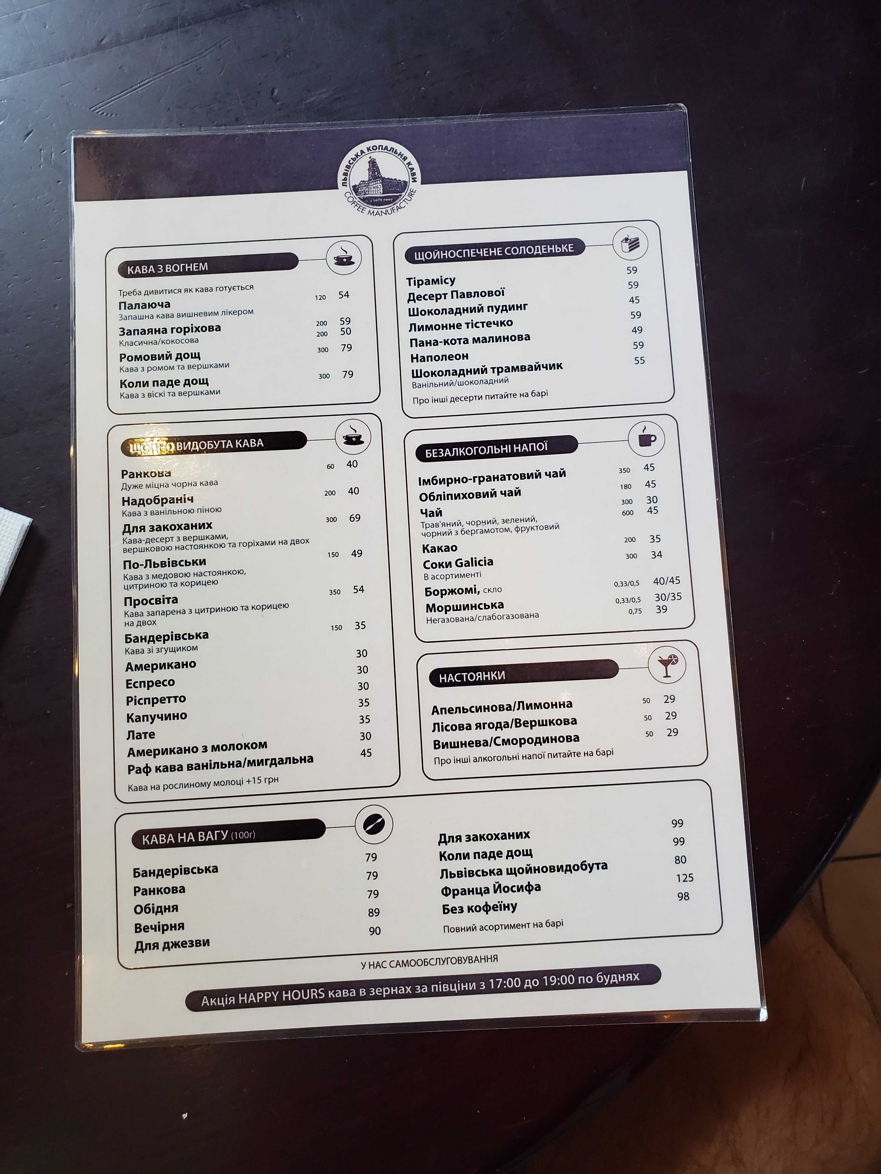 Lviv Pastries menu 12